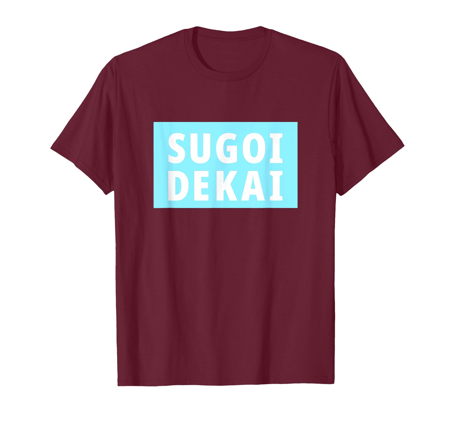 Sugoi Dekai Baby Blue Color Swap Anime Cosplay T-Shirt