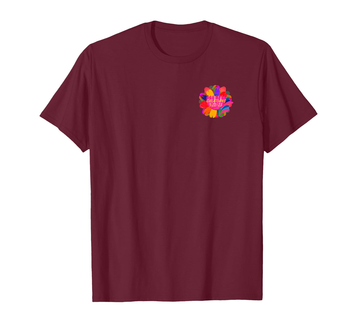 God's Fruit of The Spirit Galatians 5 22 Design on Back Gift T-Shirt