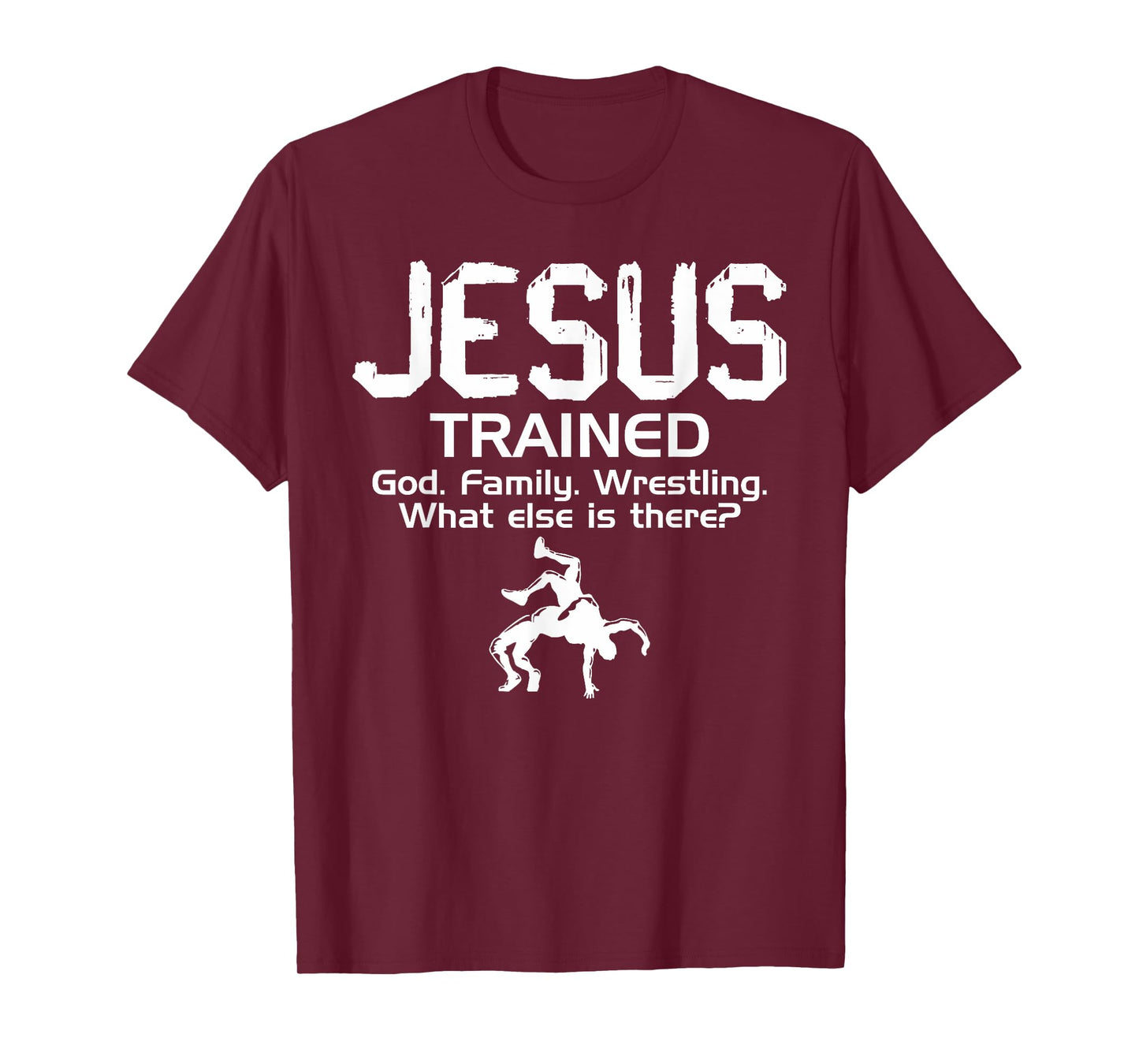 Vintage Jesus Trained Wrestling For Men Women 2 T-Shirt