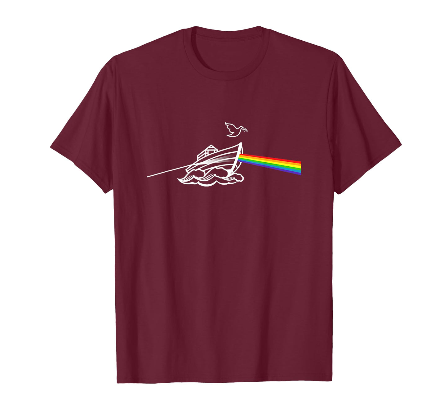 Noah's Ark I Noah Guy Jesus Christ Rainbow LGBT Music T-Shirt