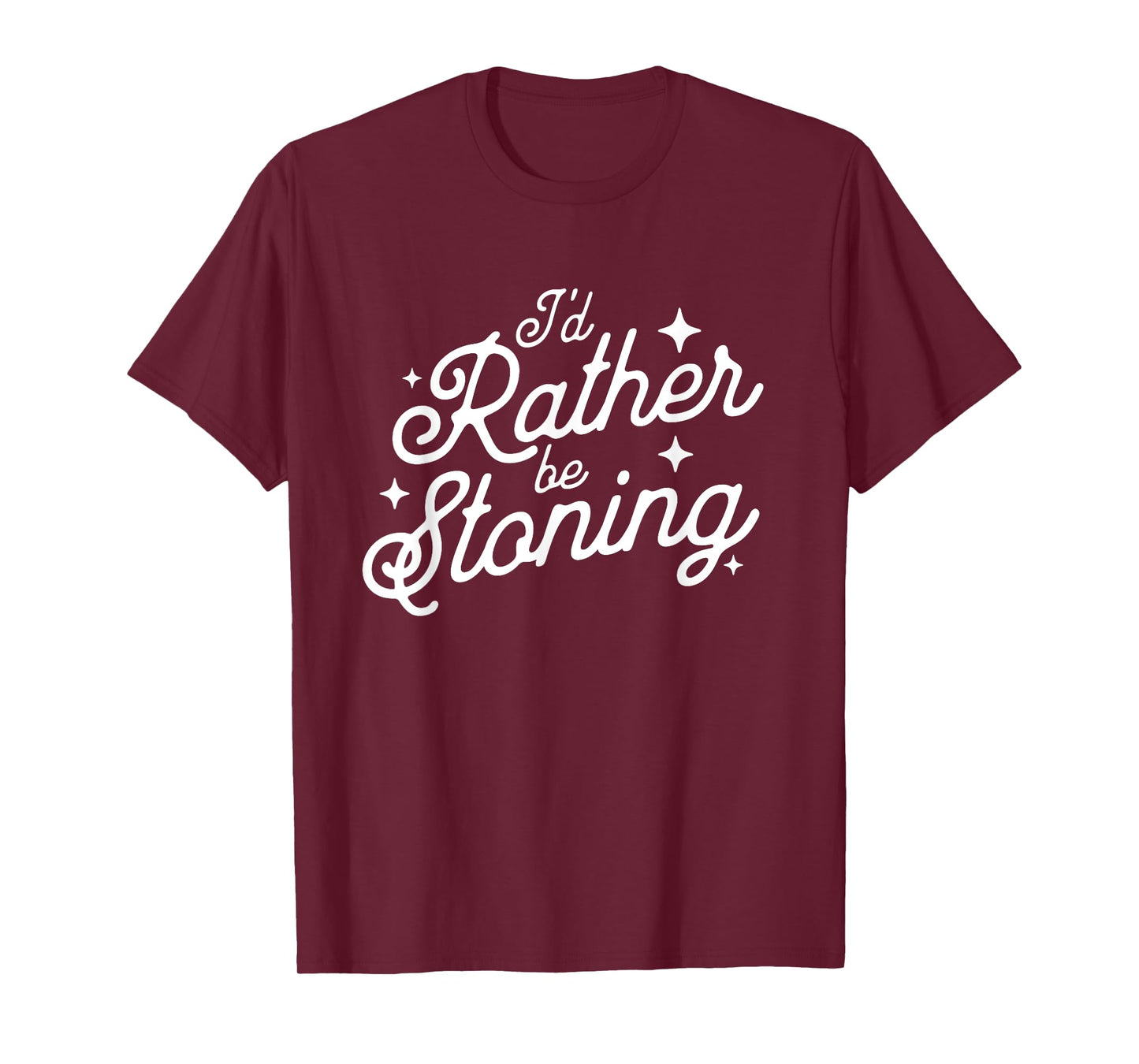 I'd Rather Be Stoning Leotard Gymnastics Mom T-Shirt