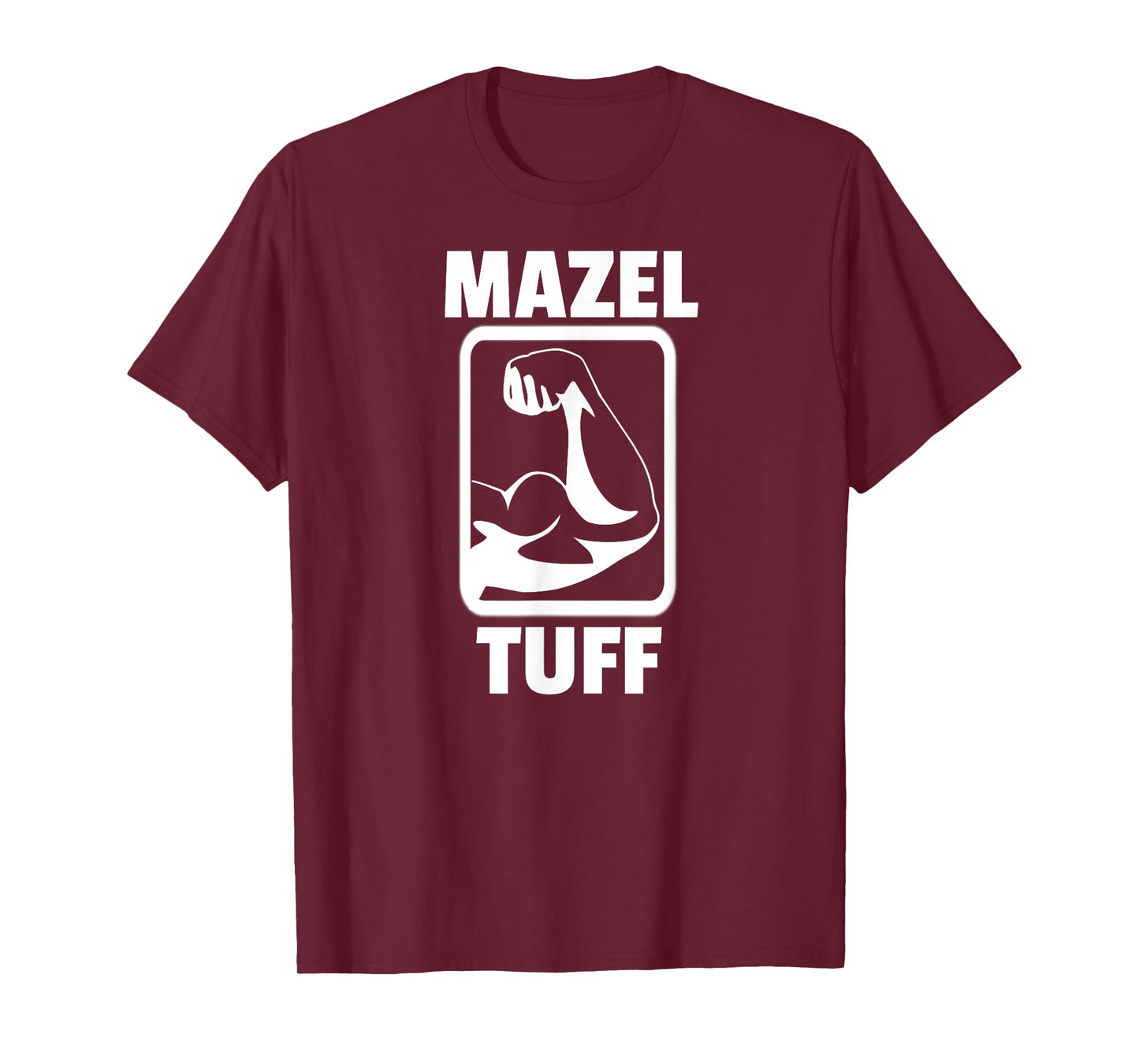 Mazel Tuff Funny Jew Gift Jewish Workout Gym Strong Unisex T-Shirt