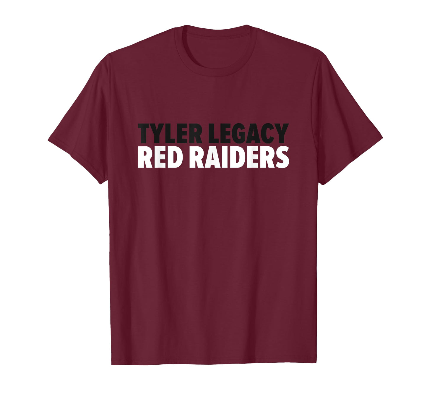 Tyler Legacy Red Raiders Bold T-Shirt