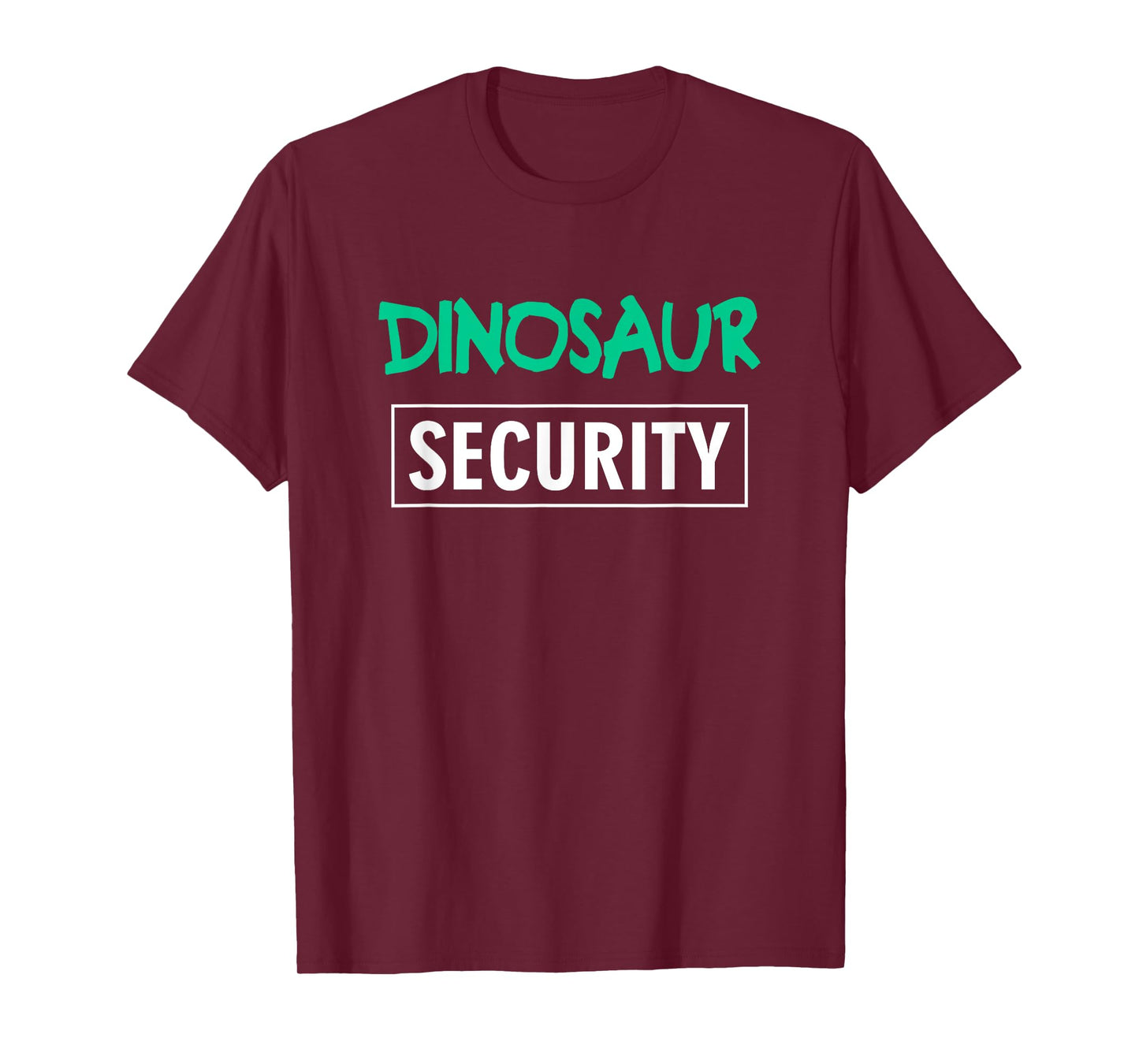 Dinosaur Security Parents Dads Moms Funny Halloween Costume T-Shirt