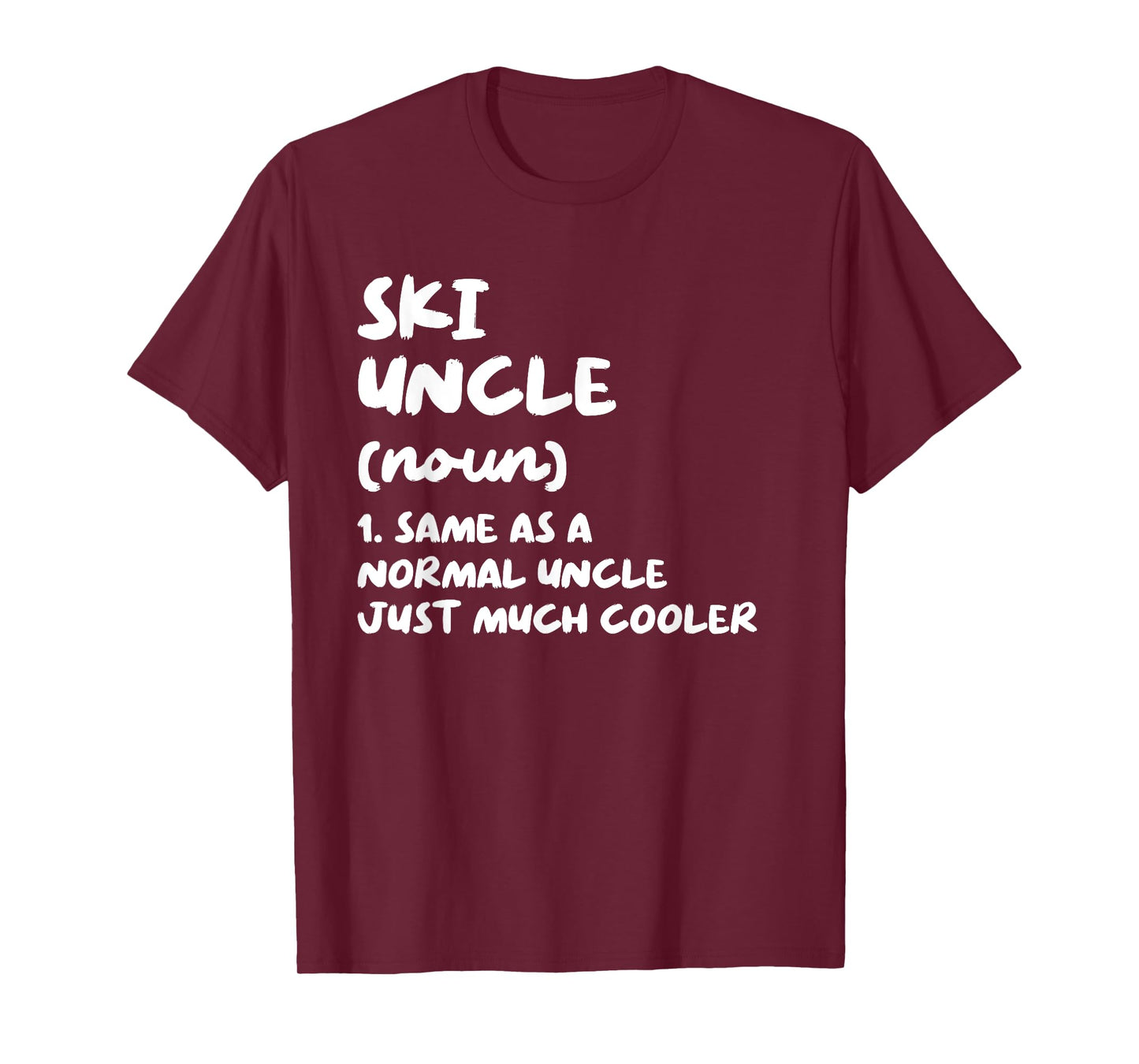 Ski Uncle Definition Skiing Funny Sports T-Shirt