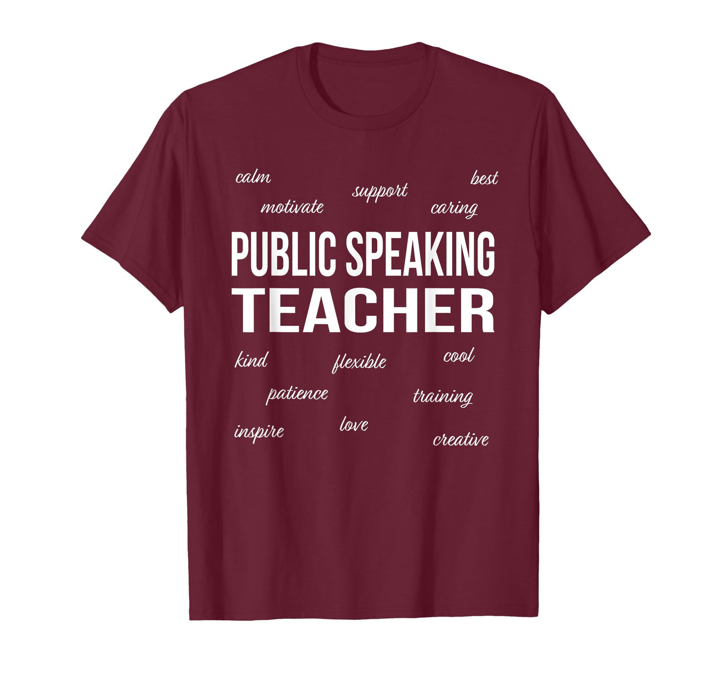 Public Speaking Teacher Appreciation Funny Gift T-Shirt for Men Women