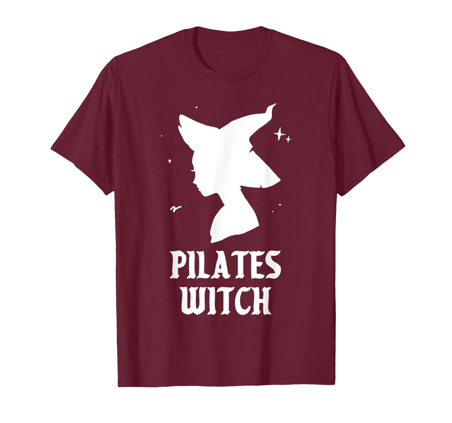 Pilates Witch Instructor Spooky Vibes Gym Halloween Costume T-Shirt
