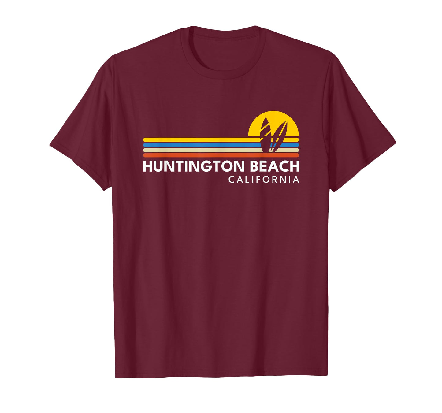 Huntington Beach California CA Vintage Retro Souvenirs T-Shirt
