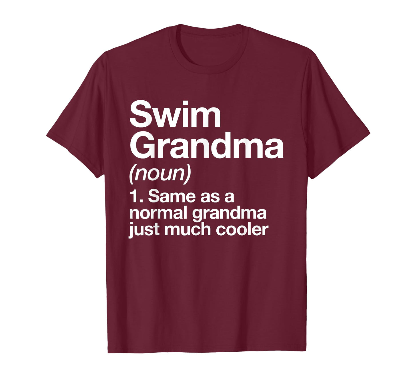 Swim Grandma Definition Funny Sports T-Shirt