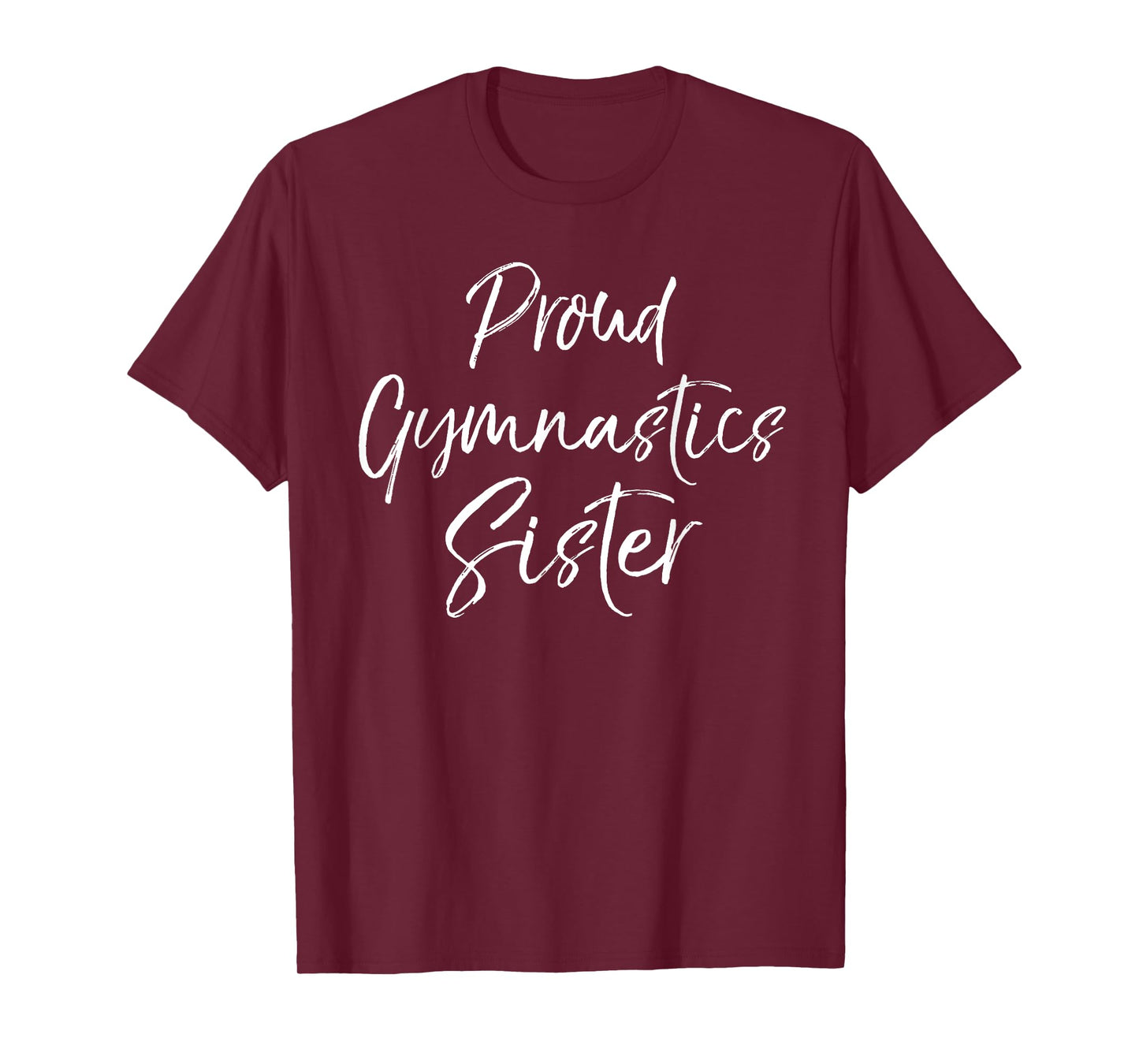 Gymnast Sister Apparel for Girls Proud Gymnastics Sister T-Shirt
