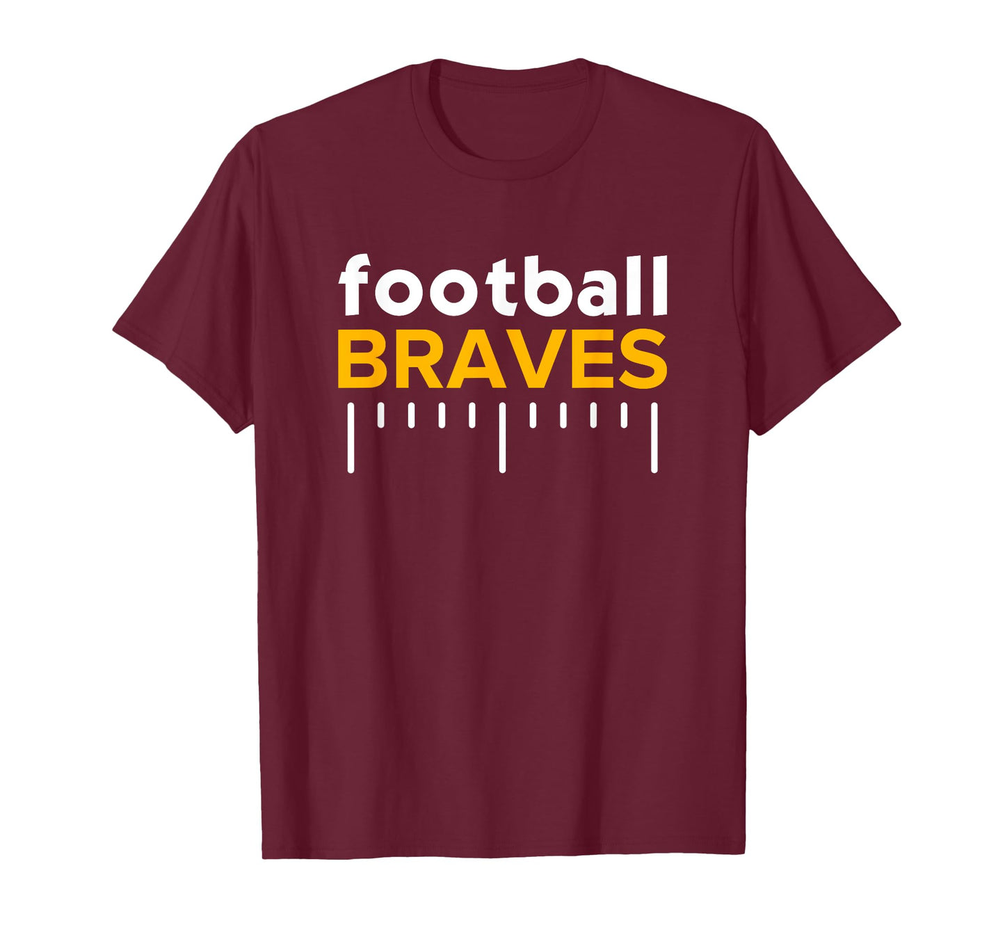 Star Valley Braves Football Lines HS T-Shirt
