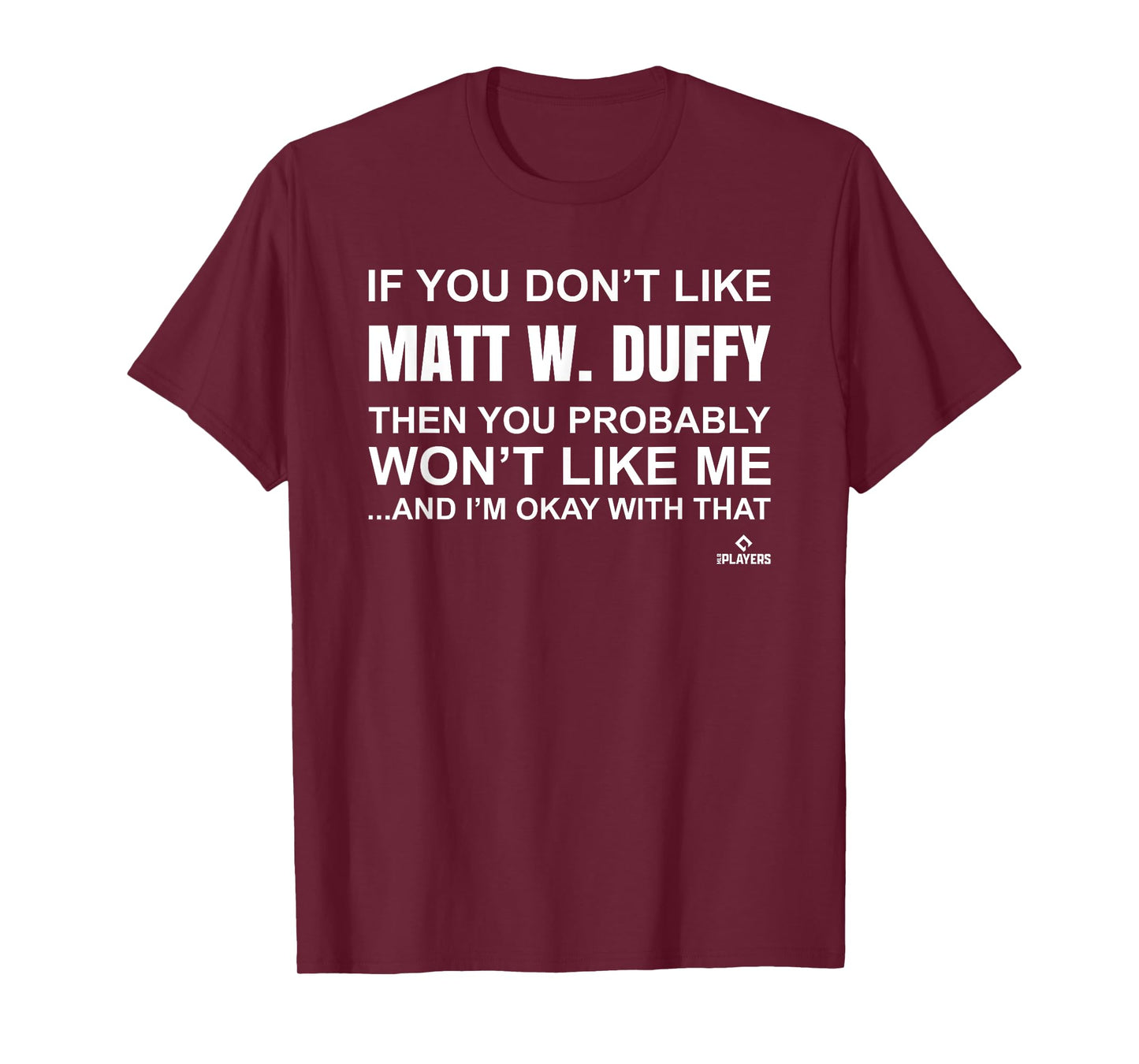 Matt W. Duffy Prospect Baseball Fan Gear T-Shirt