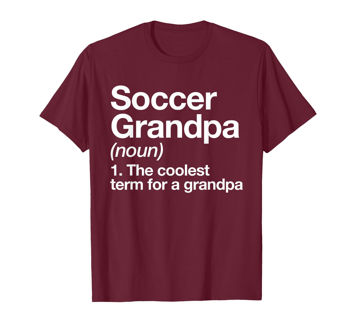 Soccer Grandpa Definition Funny Sports T-Shirt