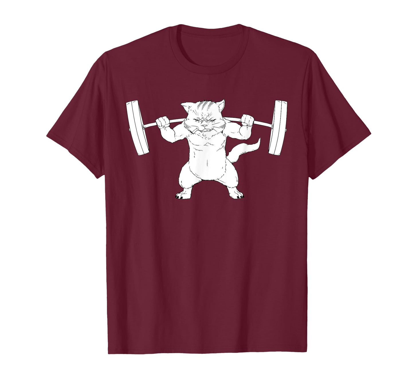 Cat Squat Powerlifting T-Shirt T-Shirt for Men Women Girls Kids
