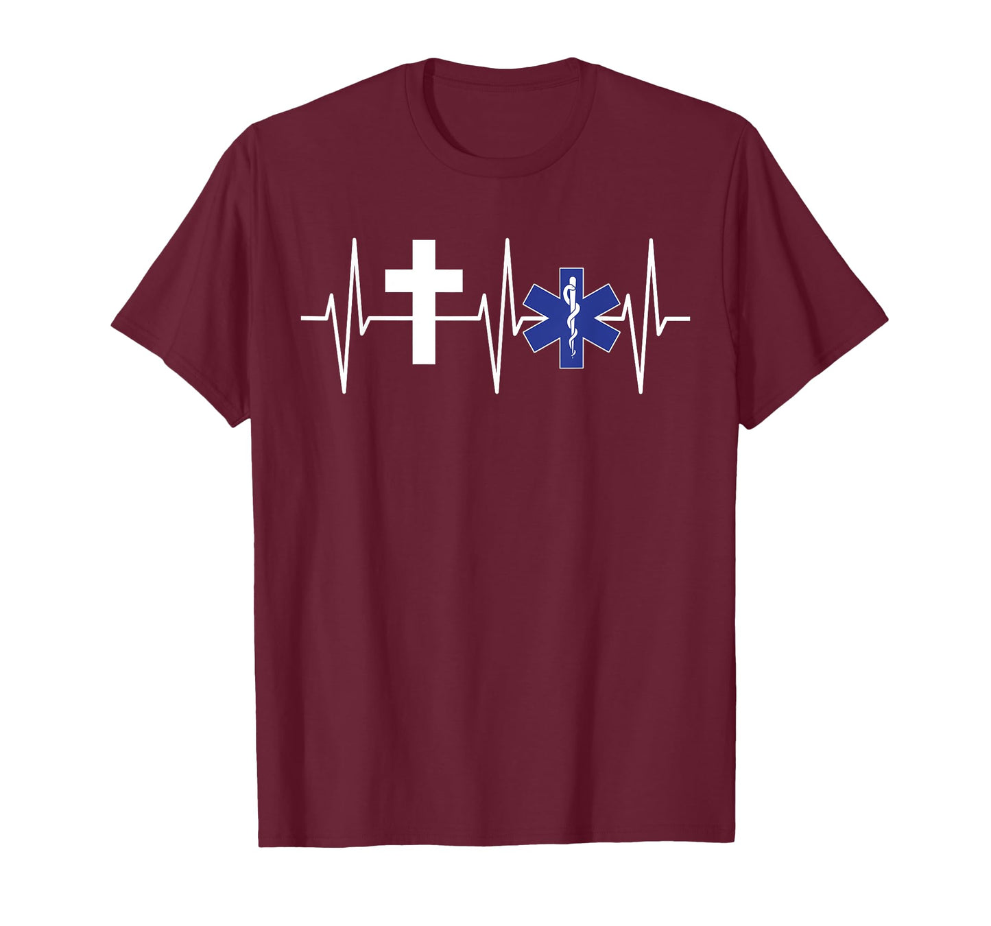 Christian EMT Shirt Religious EMS Paramedic Jesus EMT T-Shirt