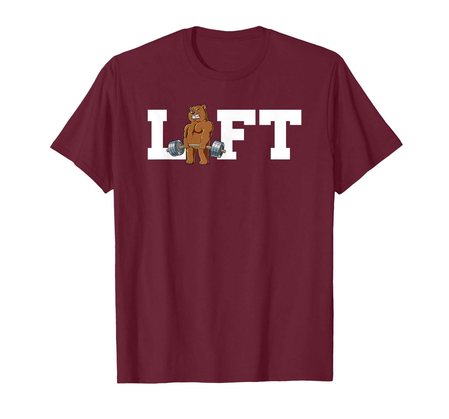 Bear Gym Weight Training Lift Deadlift T-Shirt