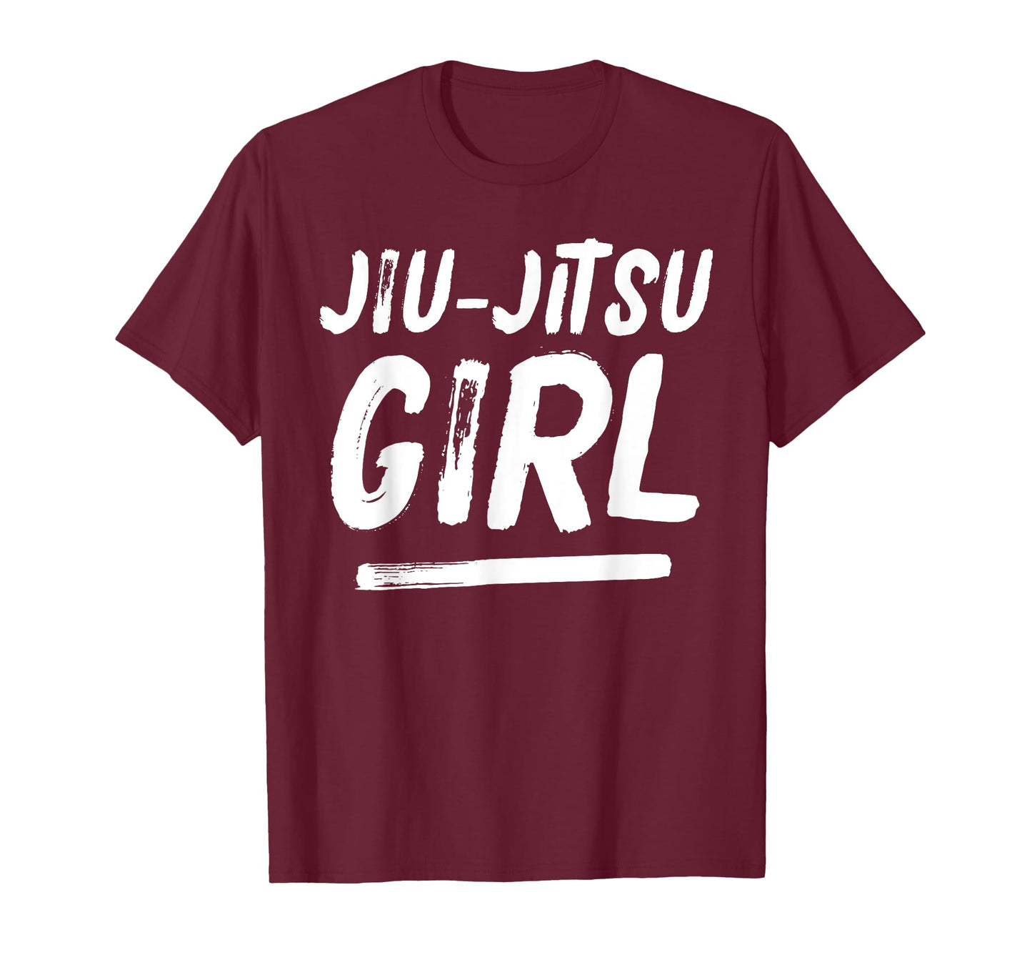Jiu-Jitsu Girl Distressed Martial Arts T-Shirt