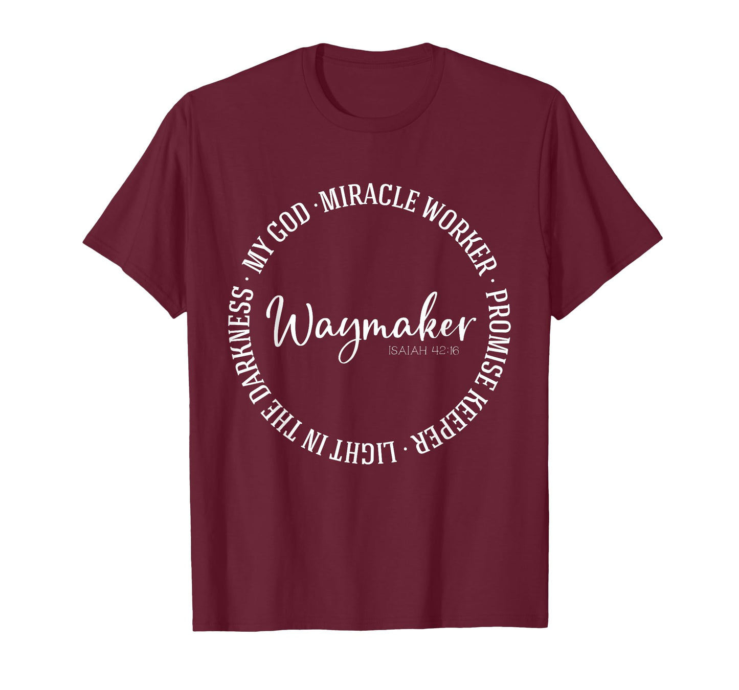Promise Keeper Miracle Worker Spiritual Waymaker Christian T-Shirt