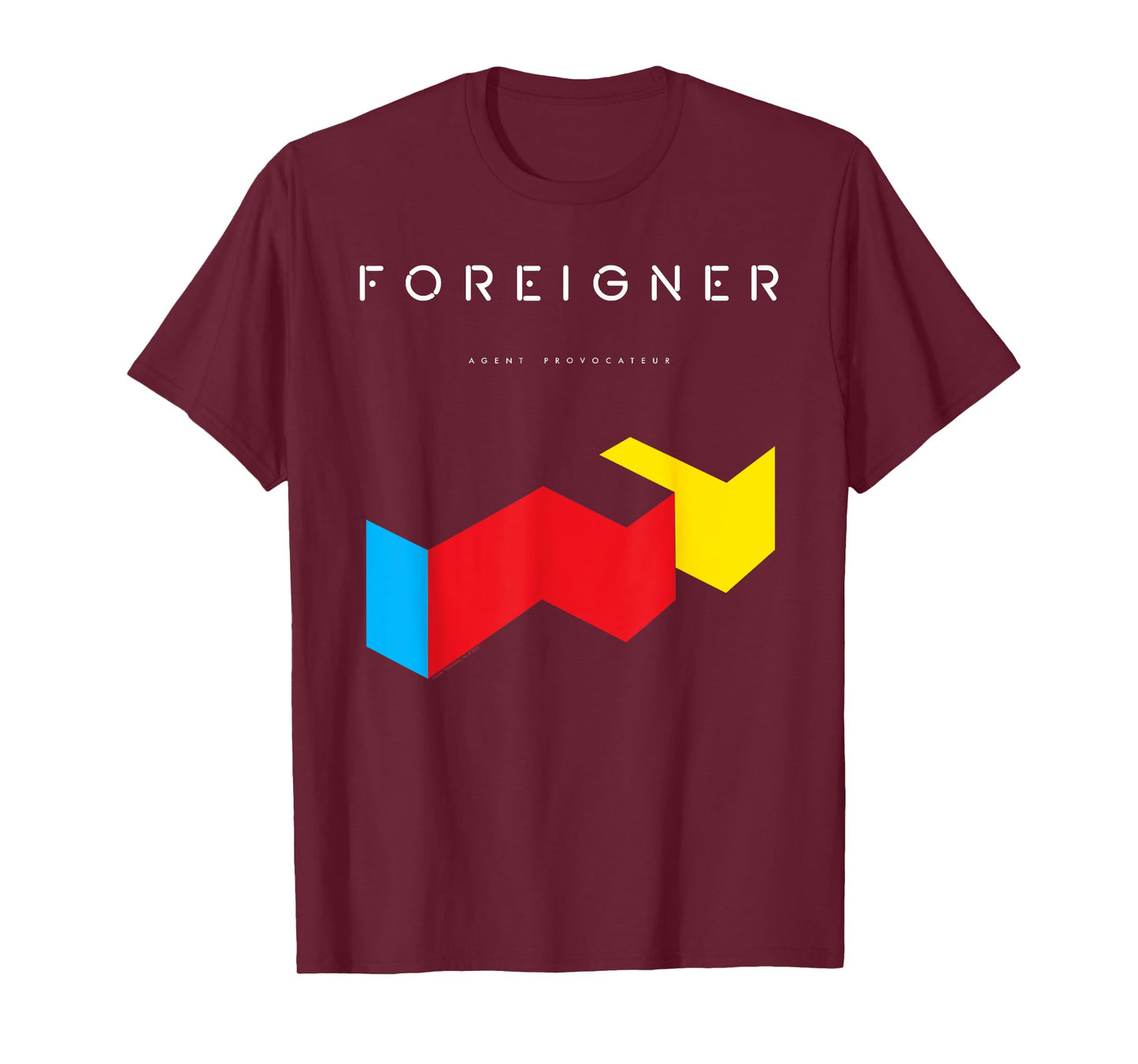 Foreigner Agent Provocateur Album Cover Vintage Band T-Shirt