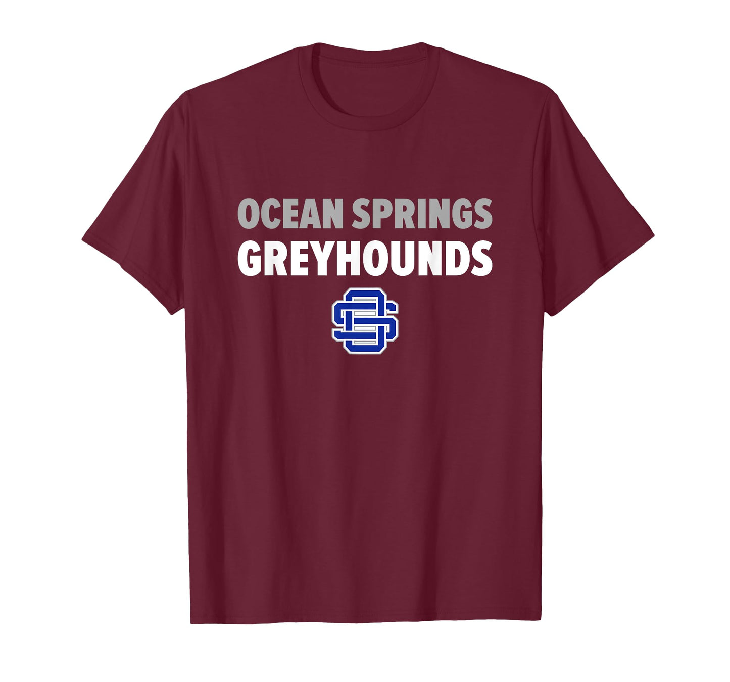 Ocean Springs Greyhounds Logo Bold HS T-Shirt