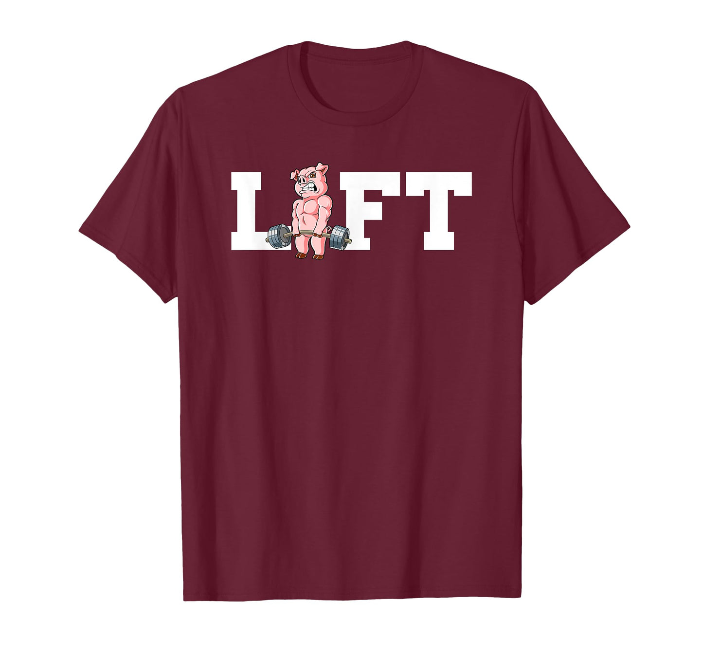 Pig Gym Weight Training Lift Deadlift T-Shirt