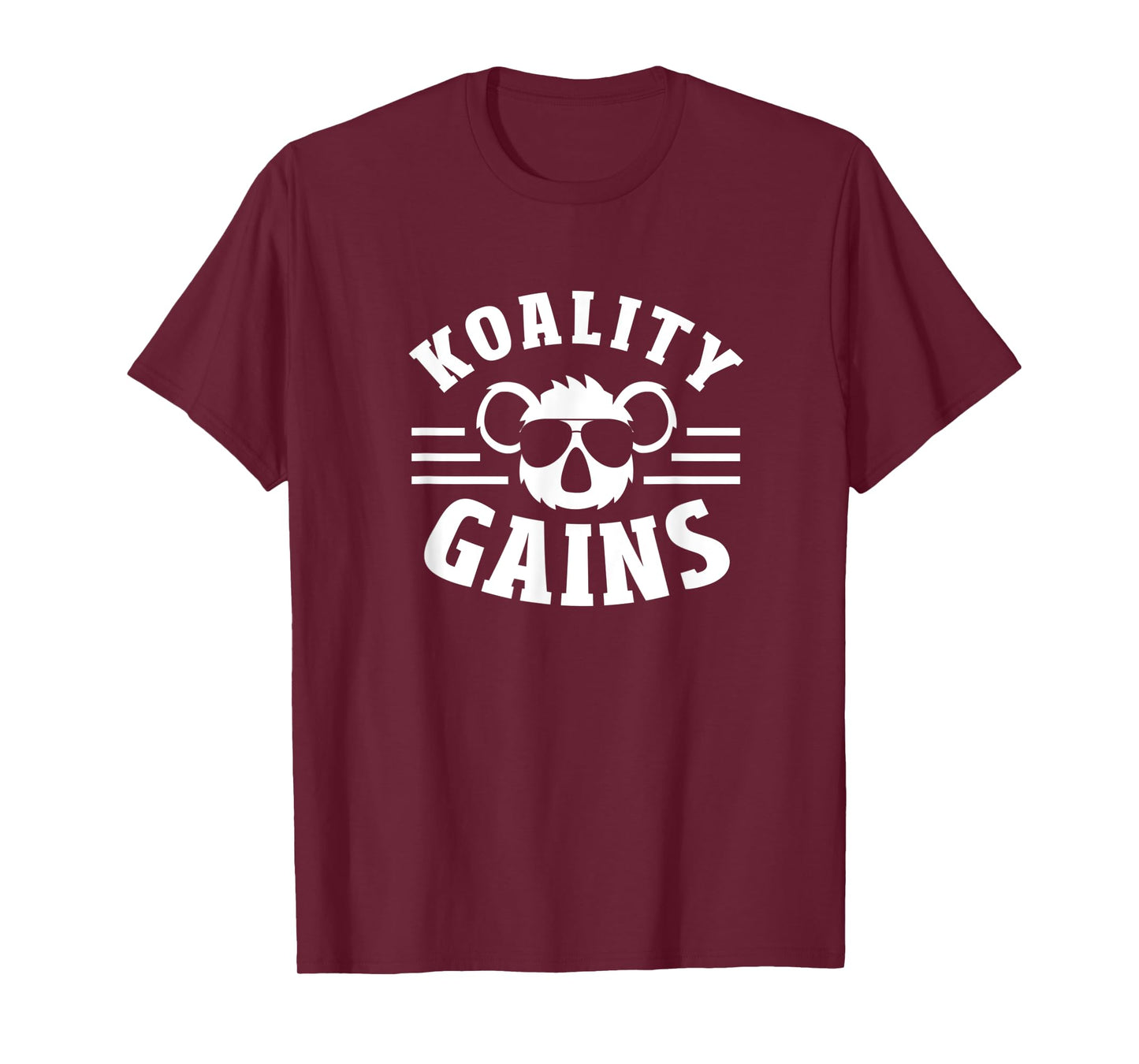 Koality Gains Funny Fitness Gym Koala T-Shirt