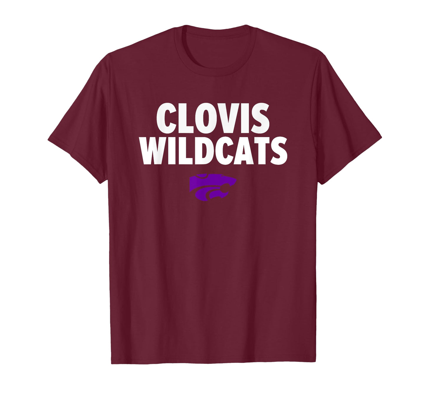 Clovis Wildcats Logo Bold HS T-Shirt