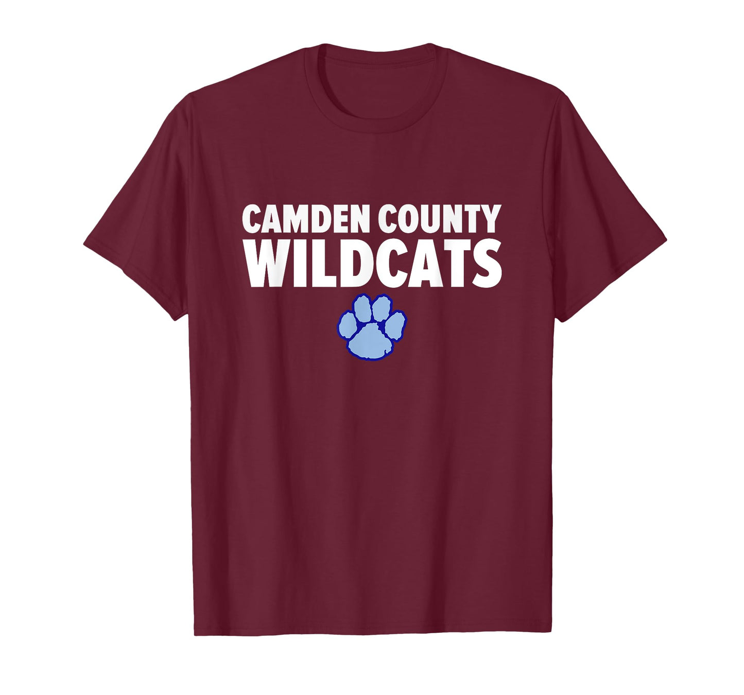 Camden County Wildcats Logo Bold HS T-Shirt