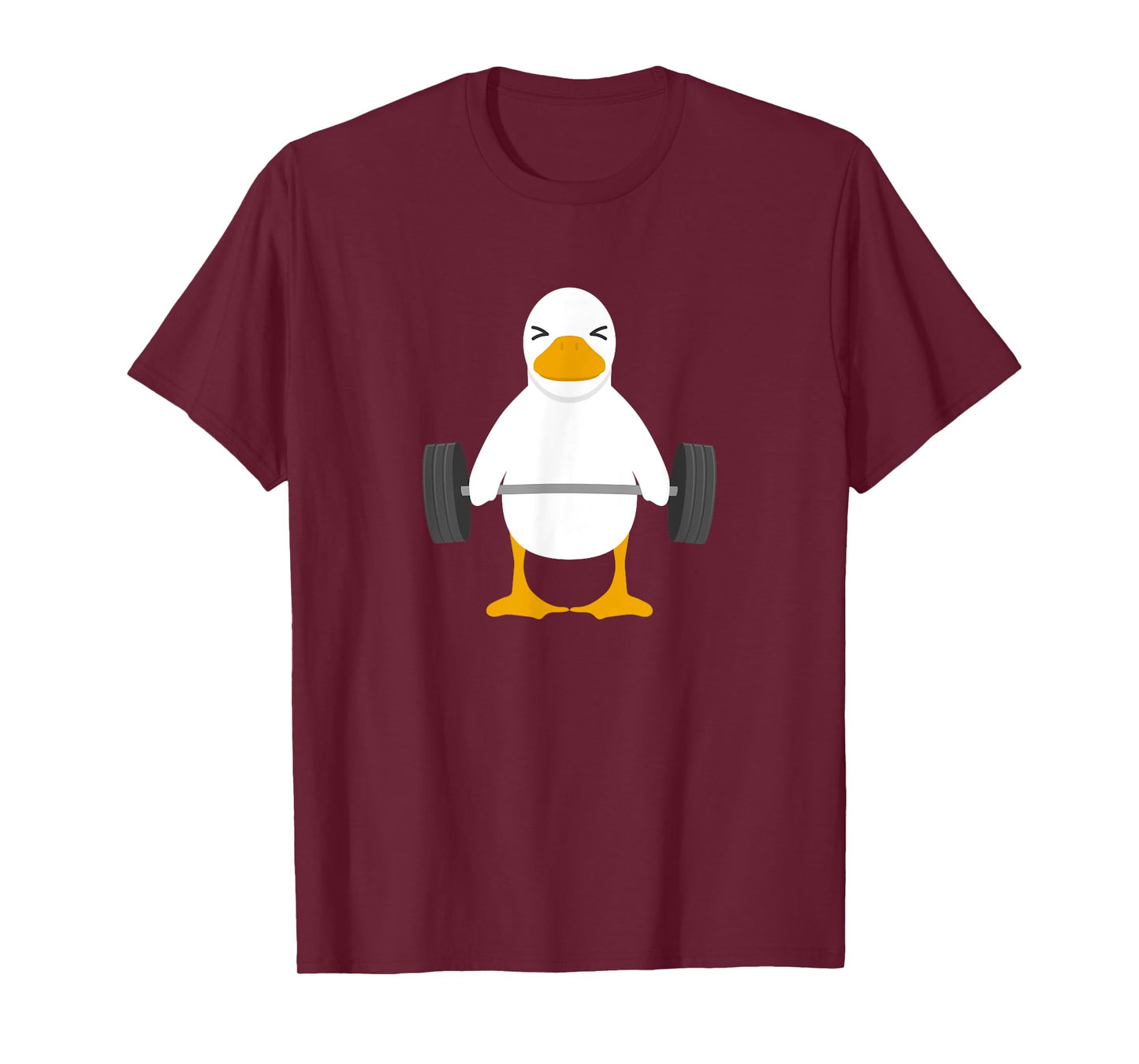 Duck Deadlift Design - Weight Lifting Gym Workout T-Shirt