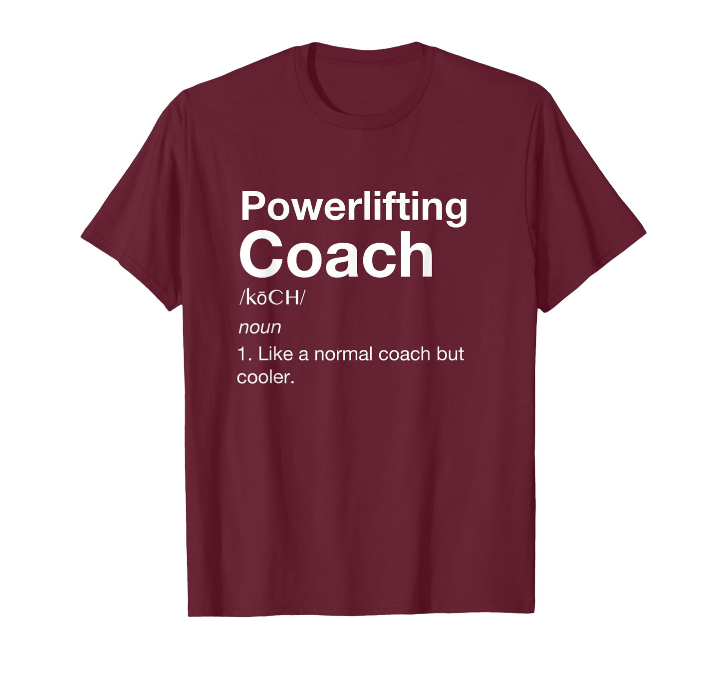 Powerlifting coach T-Shirt Love Team Coaching Sports Shirt T-Shirt