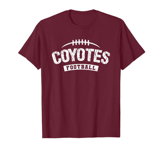 Coyotes Alice Football Distressed HS T-Shirt