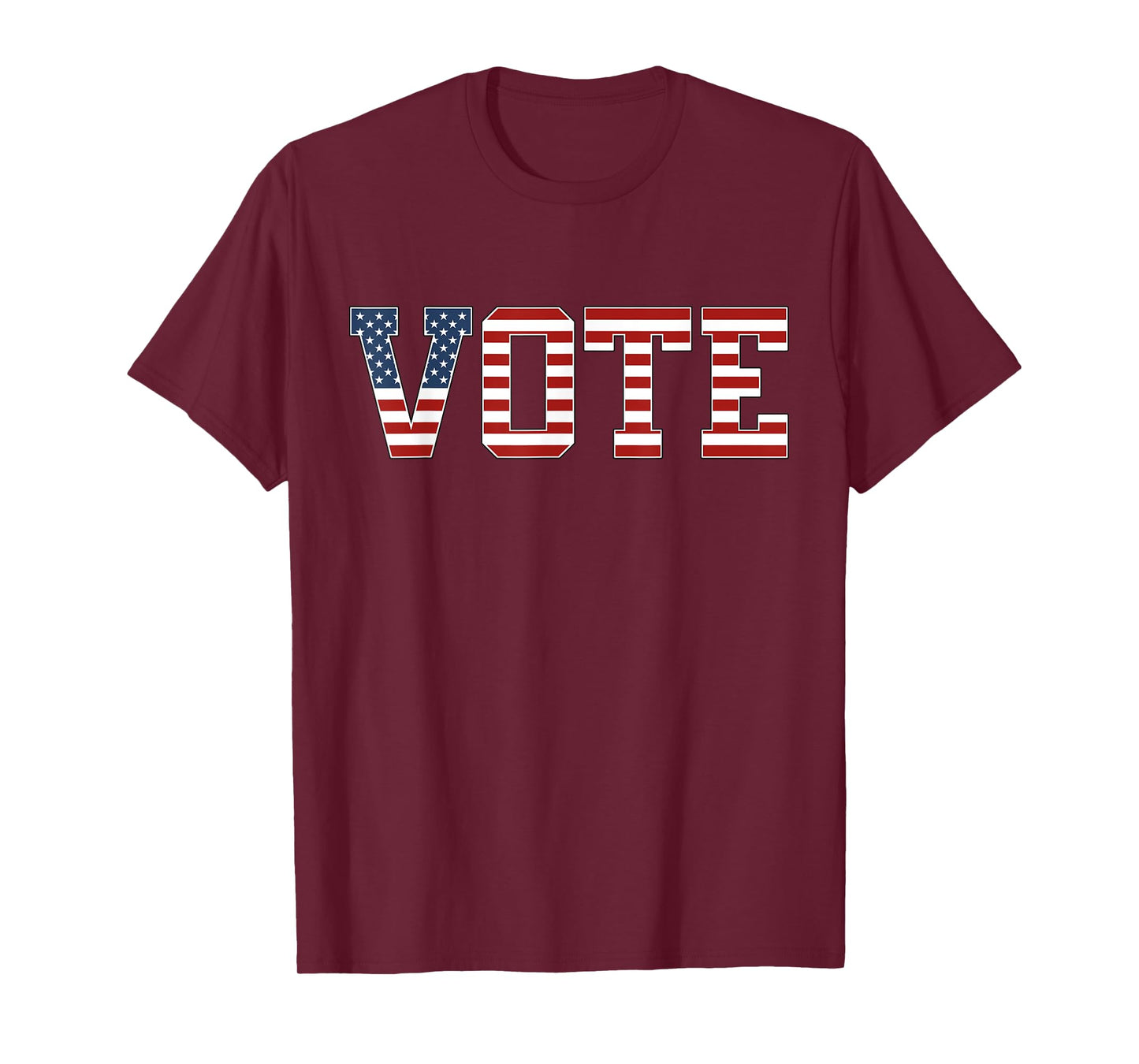 Vote Women Men Red White Blue American Flag 2024 Elections T-Shirt