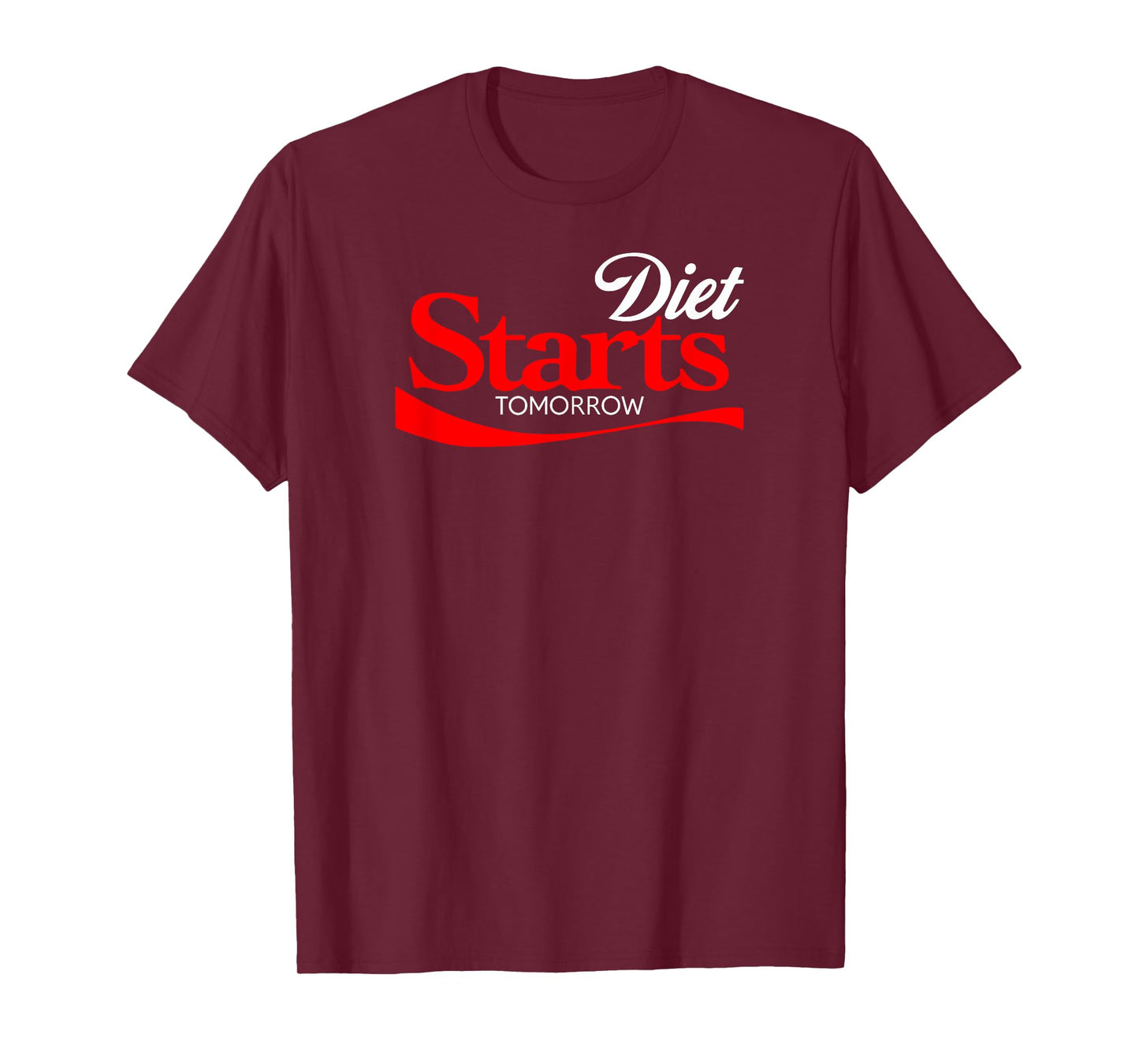 Diet Starts Tomorrow Shirt, Keto Paleo Vegan Funny T-Shirt T-Shirt