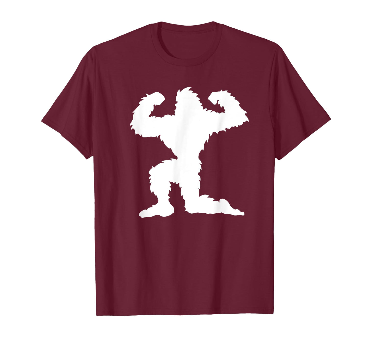 Funny Bodybuilding Bigfoot Bodybuilder Weightlifting Fitness T-Shirt
