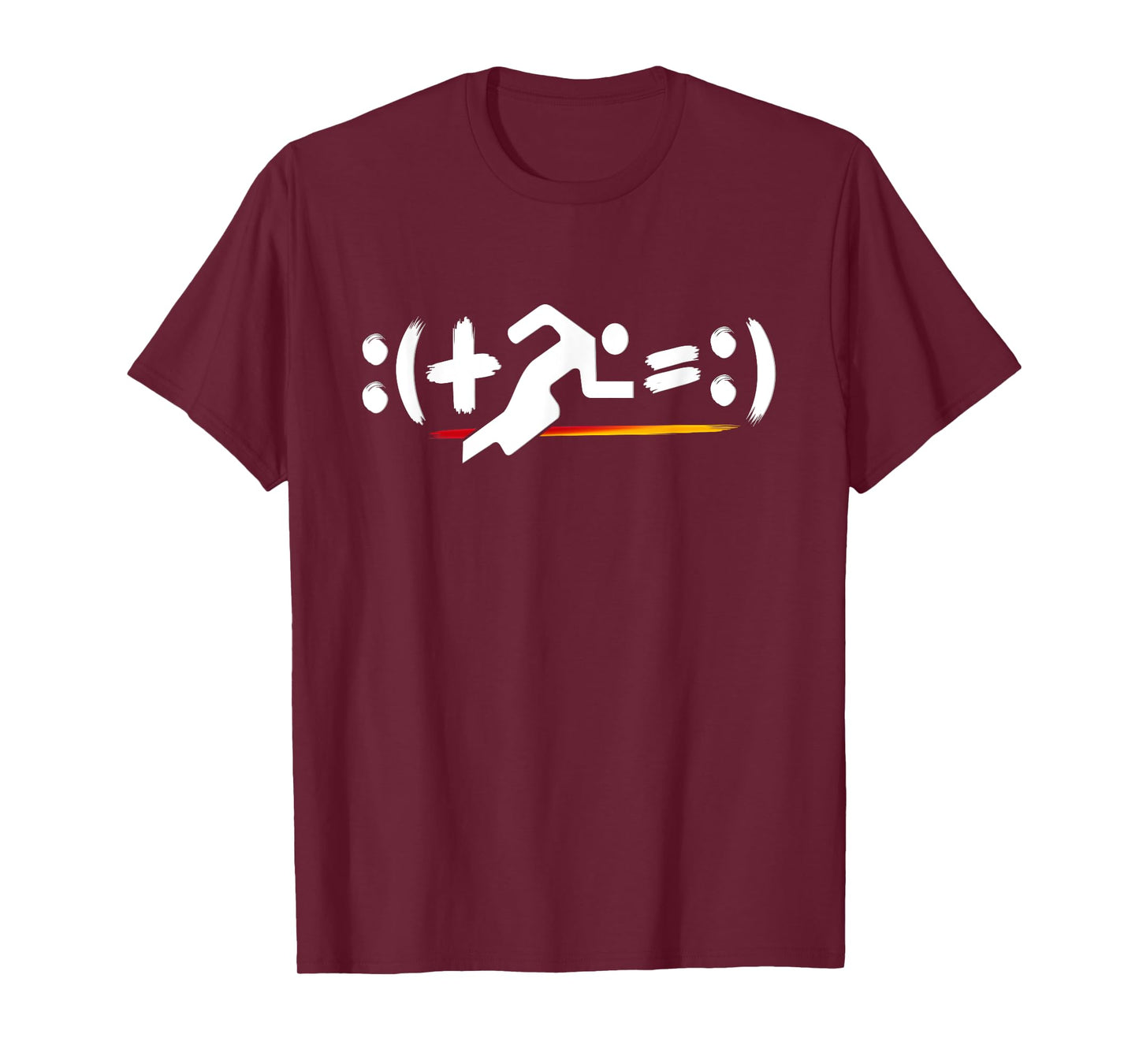 Running Math Equation T-Shirt With Math Symbols For Runners T-Shirt