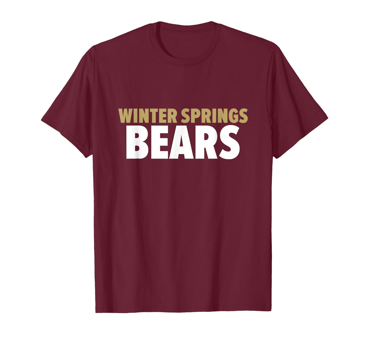 Winter Springs Bears Bold T-Shirt