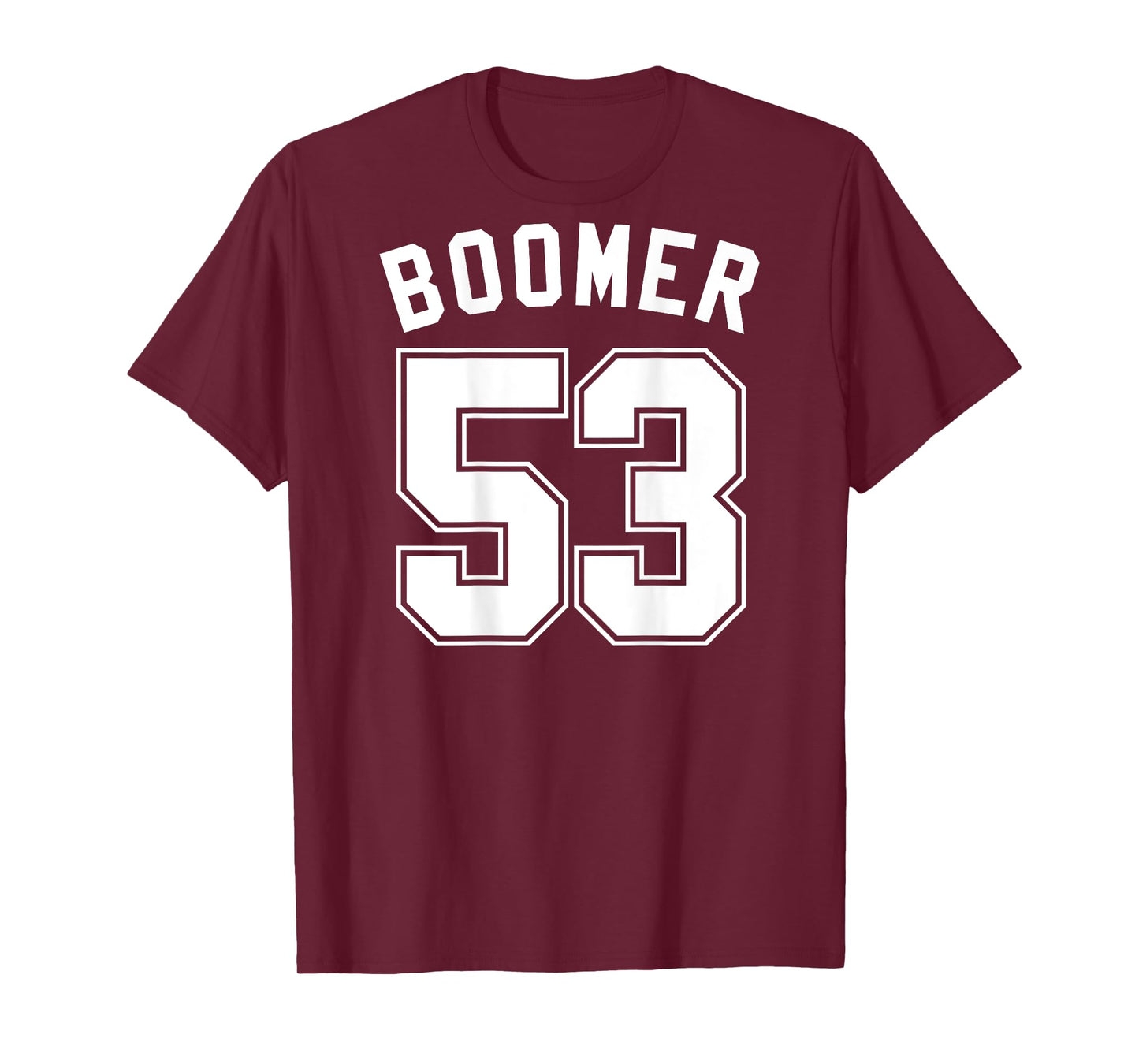 1953 Boomer Jersey (Back) Generation Badass for Proud Boomer T-Shirt