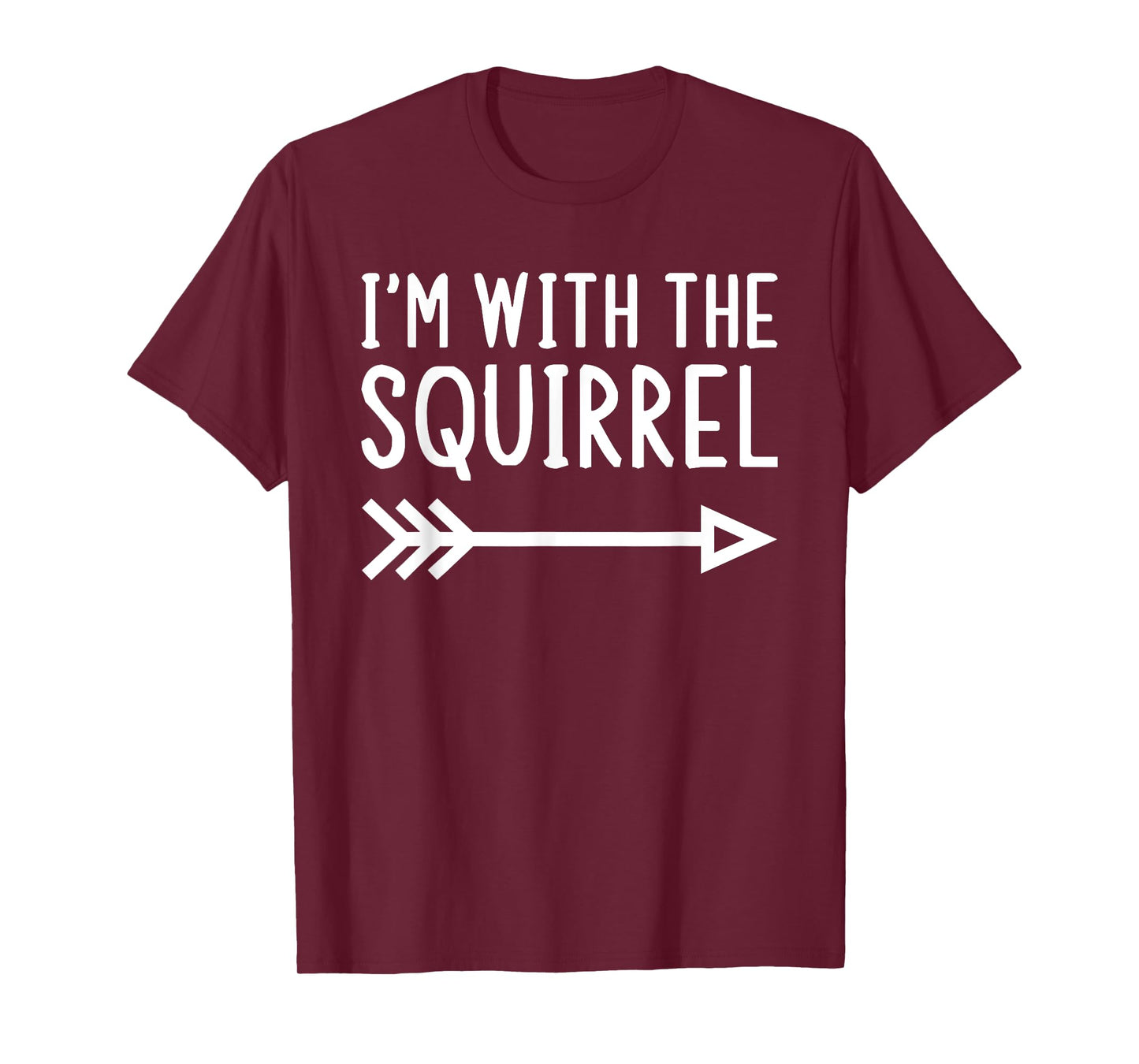 I'm With The Squirrel Funny Matching Halloween Costume T-Shirt