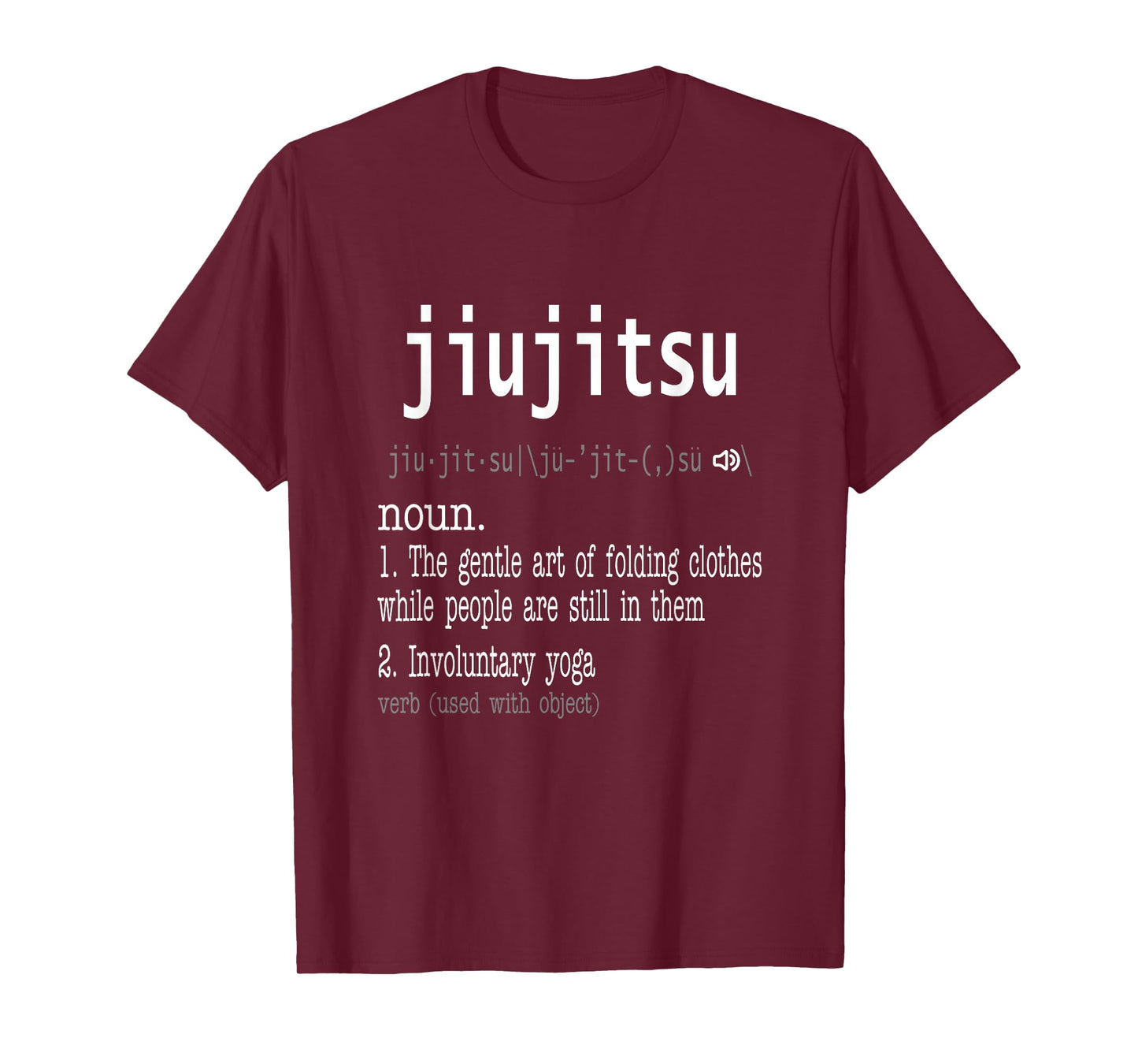 Funny Jiu Jitsu Definition MMA BJJ noun T-Shirt