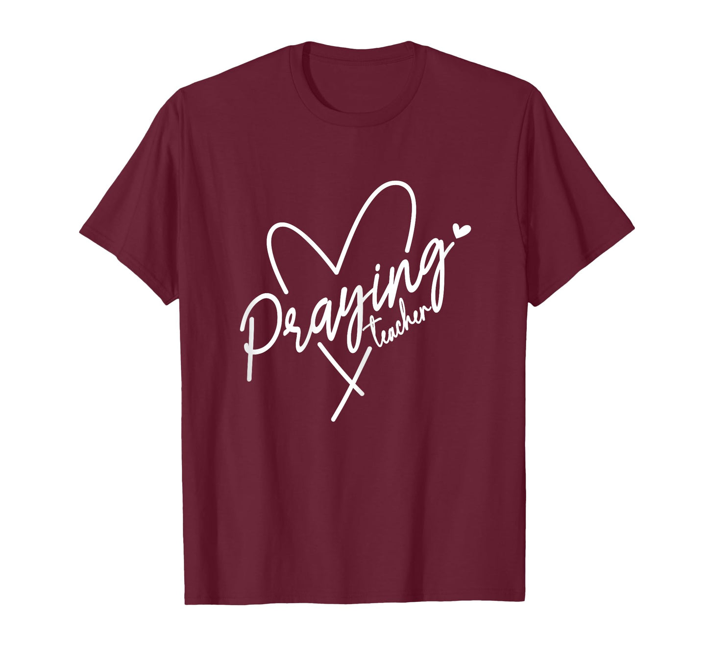 Praying Teacher This Teacher Prays Faith Prayer Warrior Hear Women T-Shirt