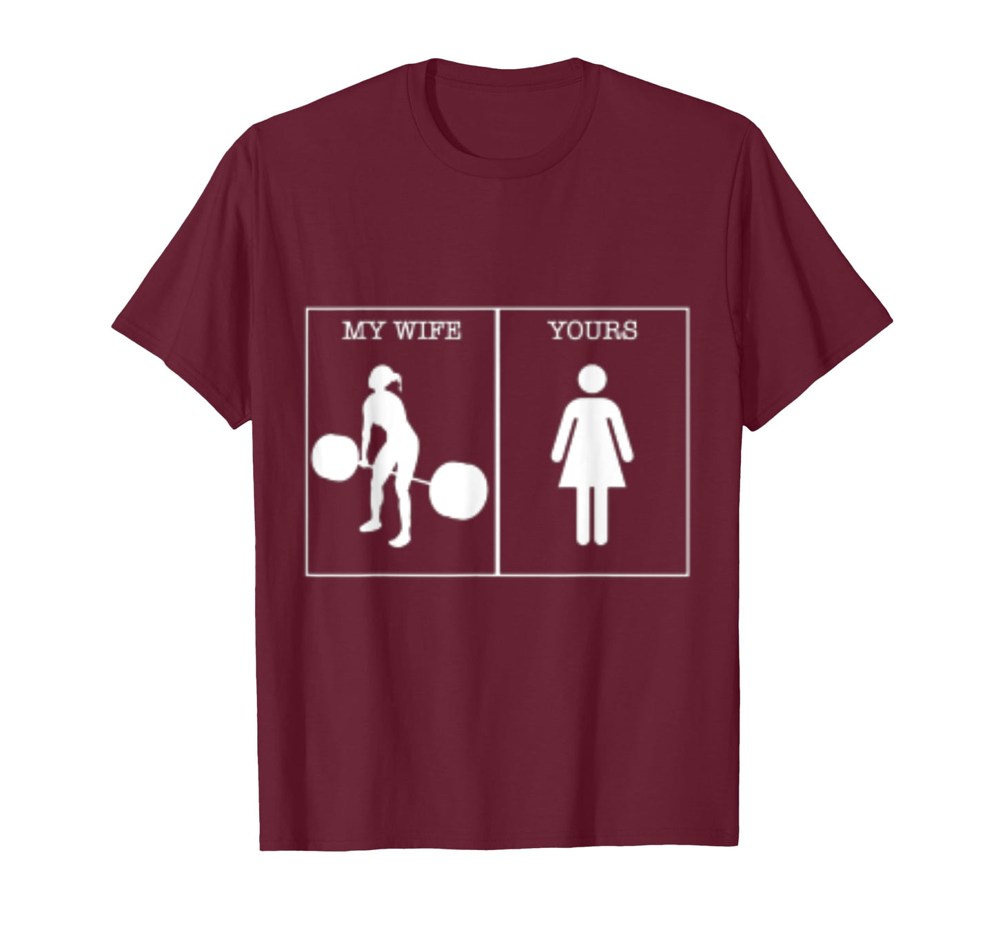 My Wife Working Out Training Lifting Gains Deadlift T-shirt