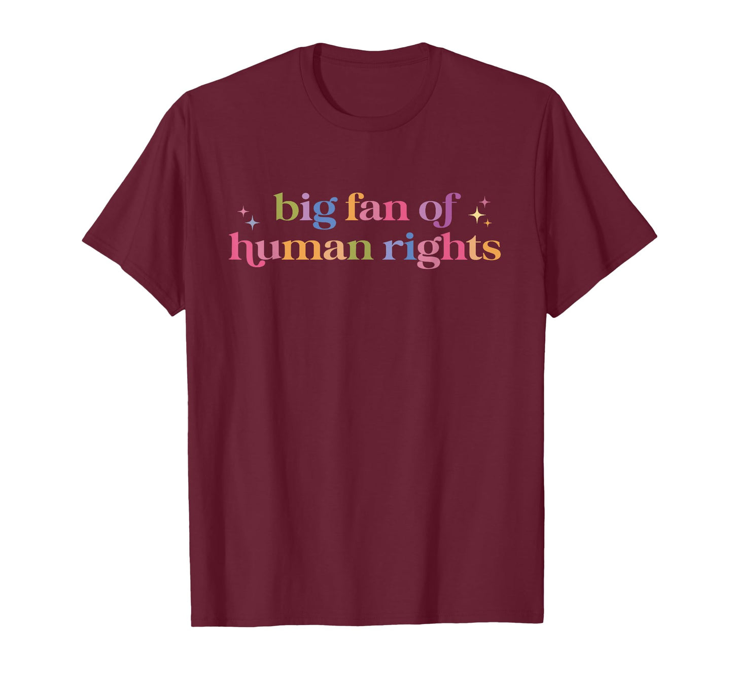 Big Fan Of Human Rights Protest Women Men T-Shirt