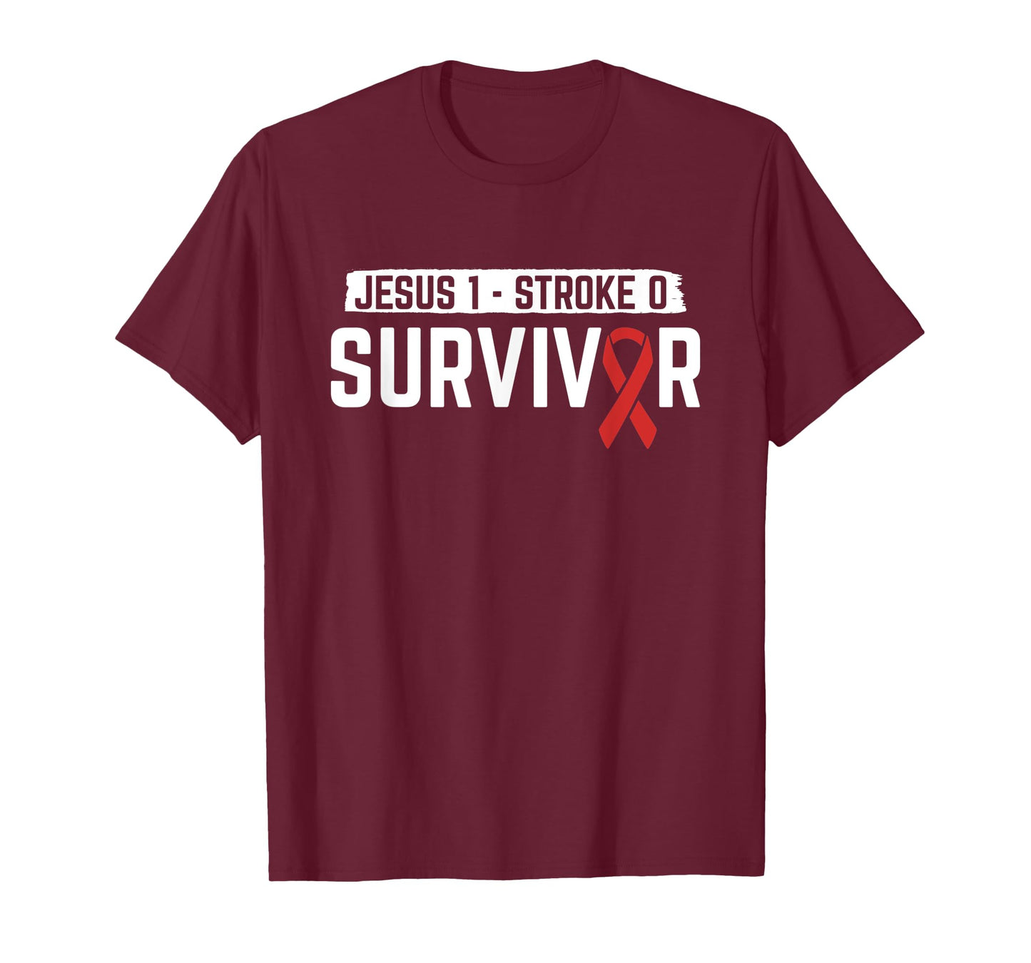 Jesus 1 - Stroke 0 Stroke Survivor Stroke Recovery Patient T-Shirt