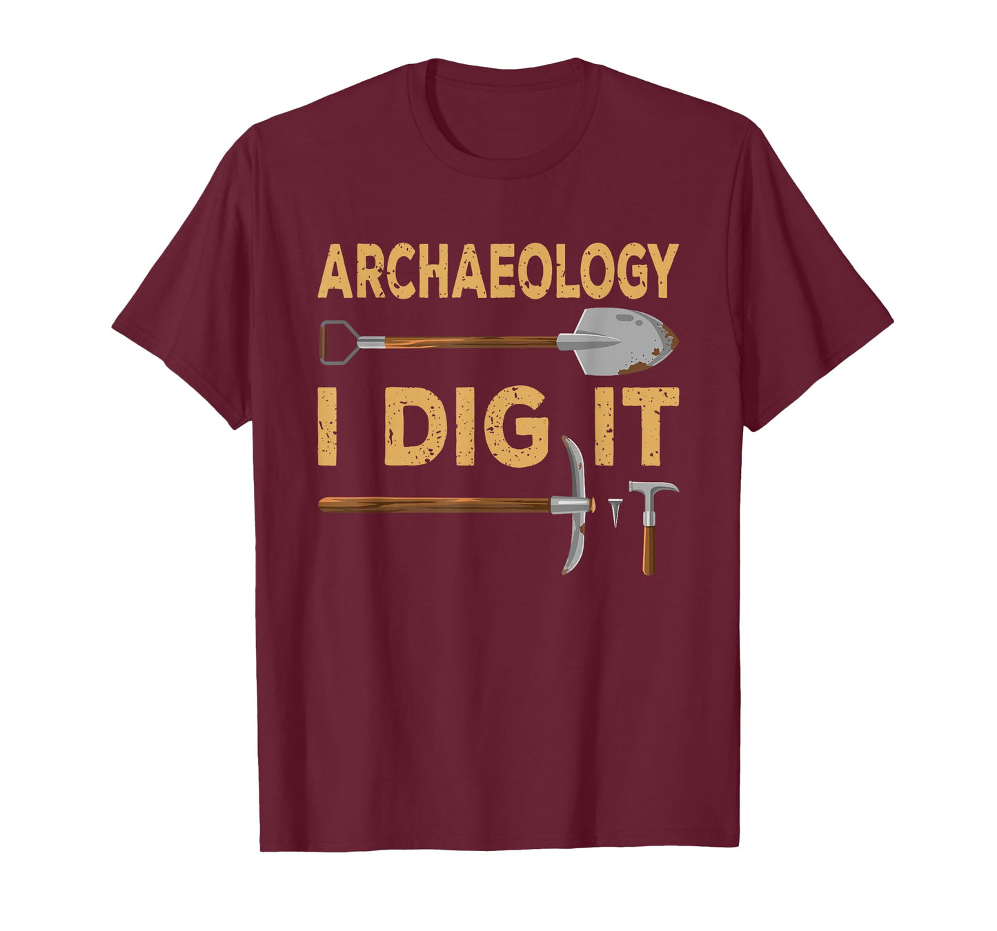 Archeology Stuff Gift for Archeologists Men Women I Dig It Funny Archaeologist Tools Archaeology Lovers Outfit T-Shirt Unisex-Youth Black Short Sleeve T-Shirt Small