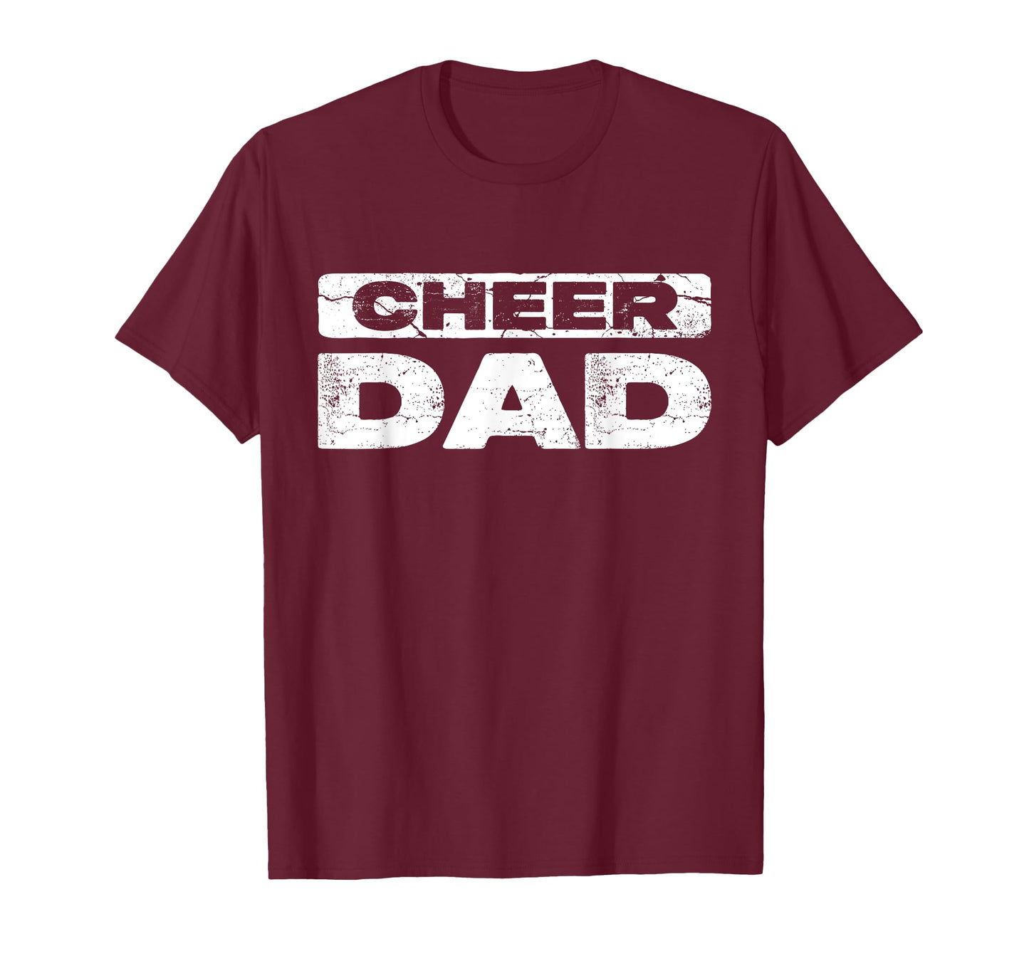 Cheer Dad Shirt Men Fathers Day Cheerleading Dad T-Shirt