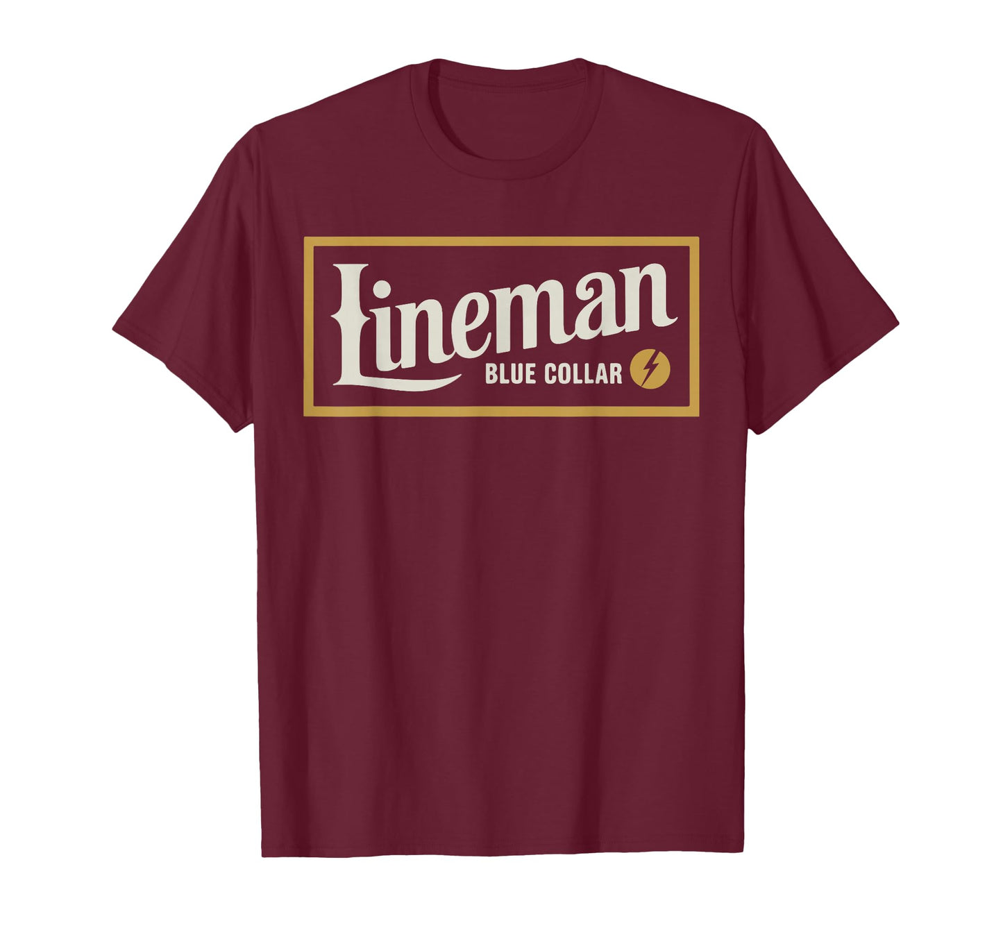 Vintage Lineman Blue Collar Retro Gift for Men Women Kid T-Shirt