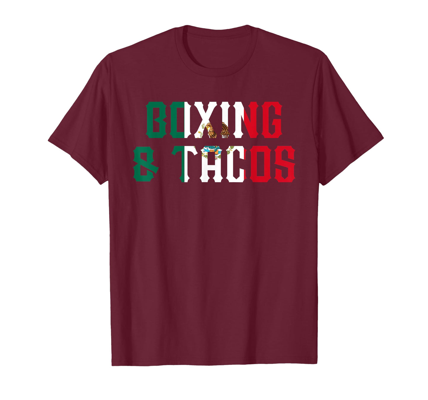 Boxing and Tacos Funny Mexico T-shirt T-Shirt
