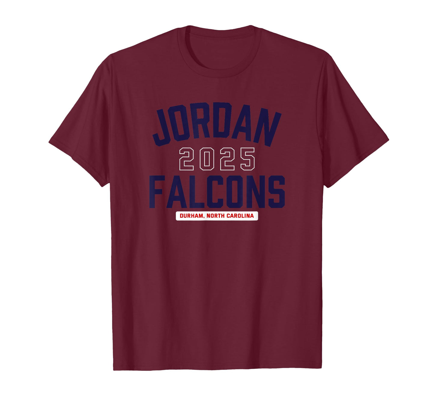 Jordan Falcons Durham, North Carolina 2025 T-Shirt