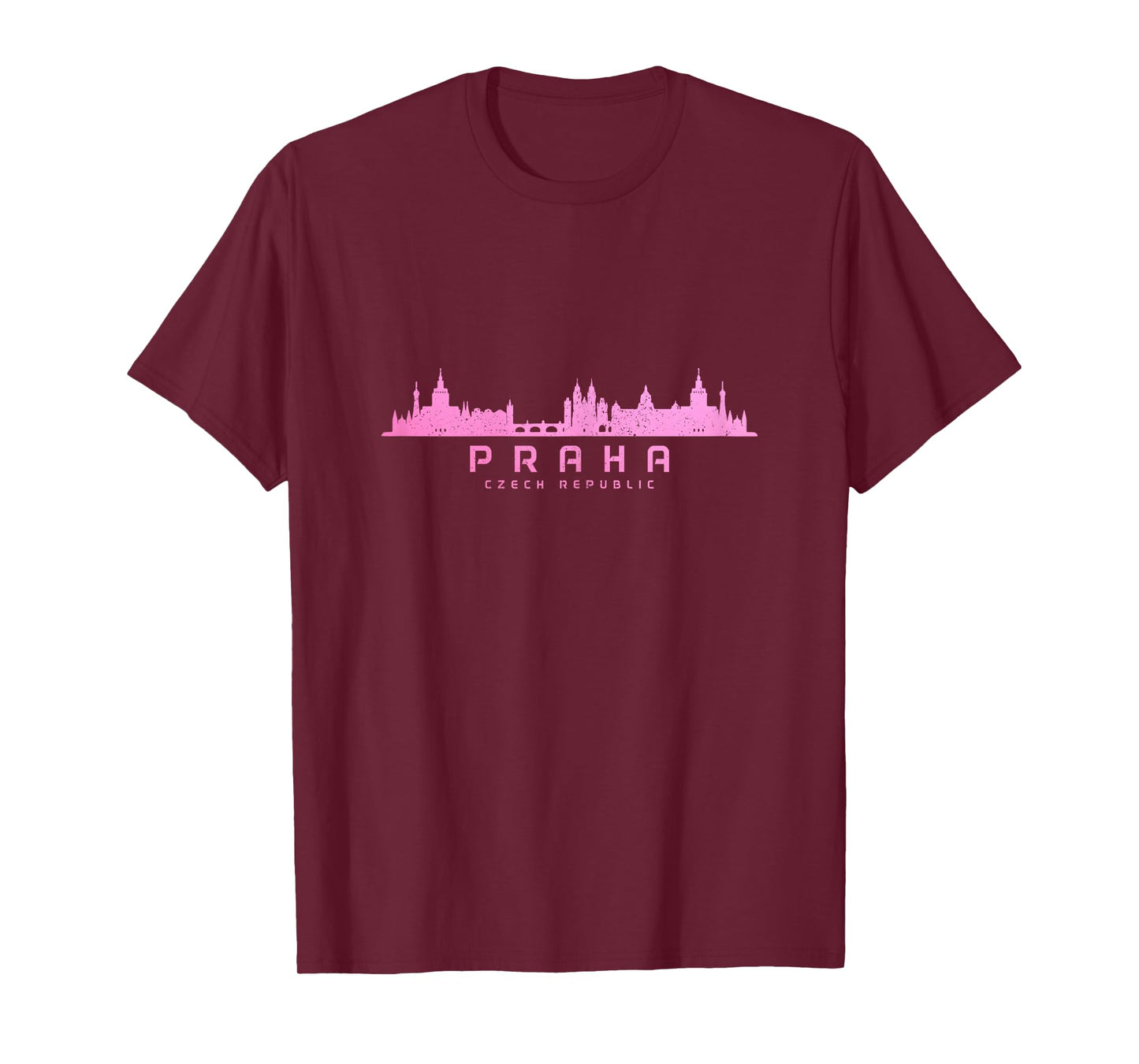 Prague Skyline Czech Republic Praha Souvenir T-Shirt