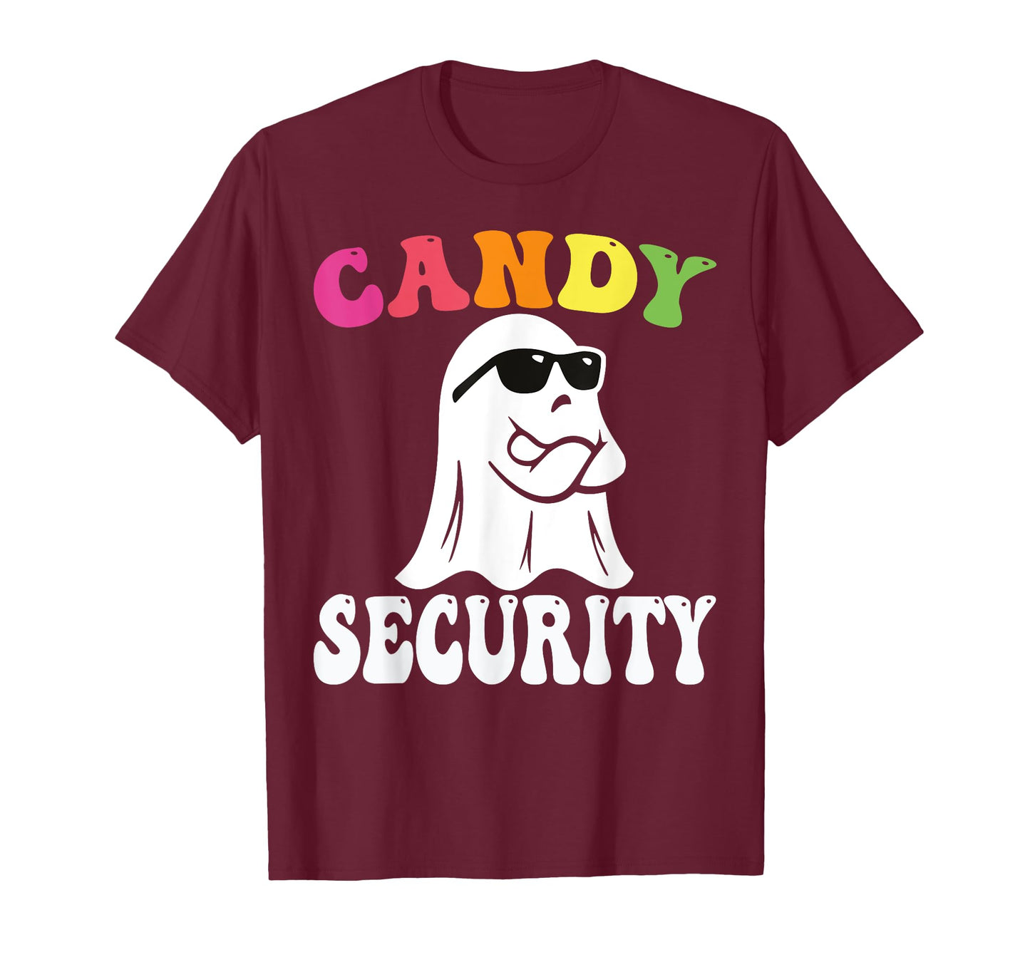 Funny Ghost Candy Security Halloween Costume Halloween Candy T-Shirt